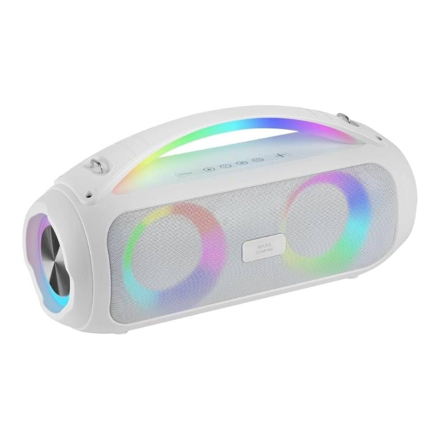Altavoz con Bluetooth Mars Gaming MS-PULSE/ 50W RMS/ 2.0/ Blanco
