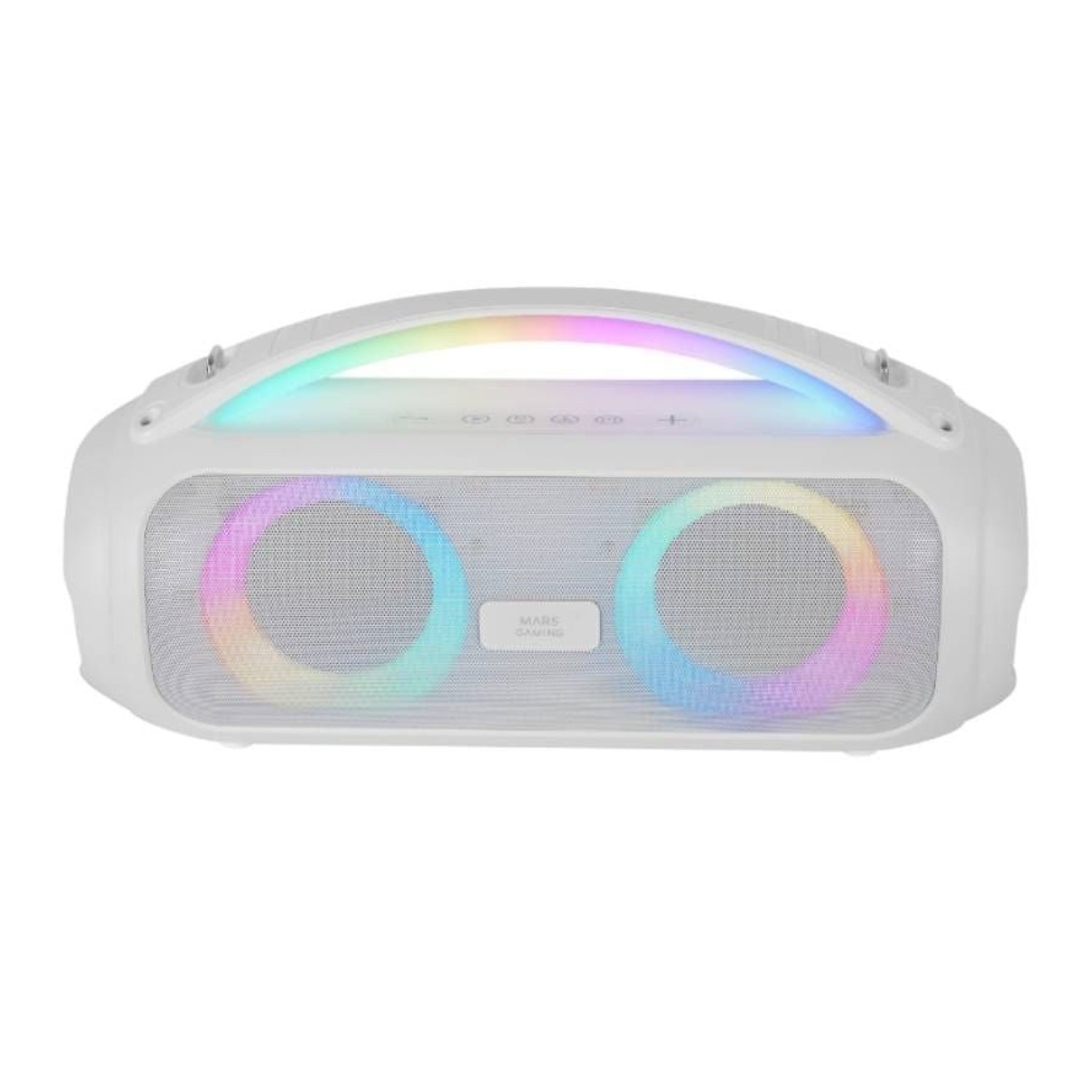 Altavoz con Bluetooth Mars Gaming MS-PULSE/ 50W RMS/ 2.0/ Blanco