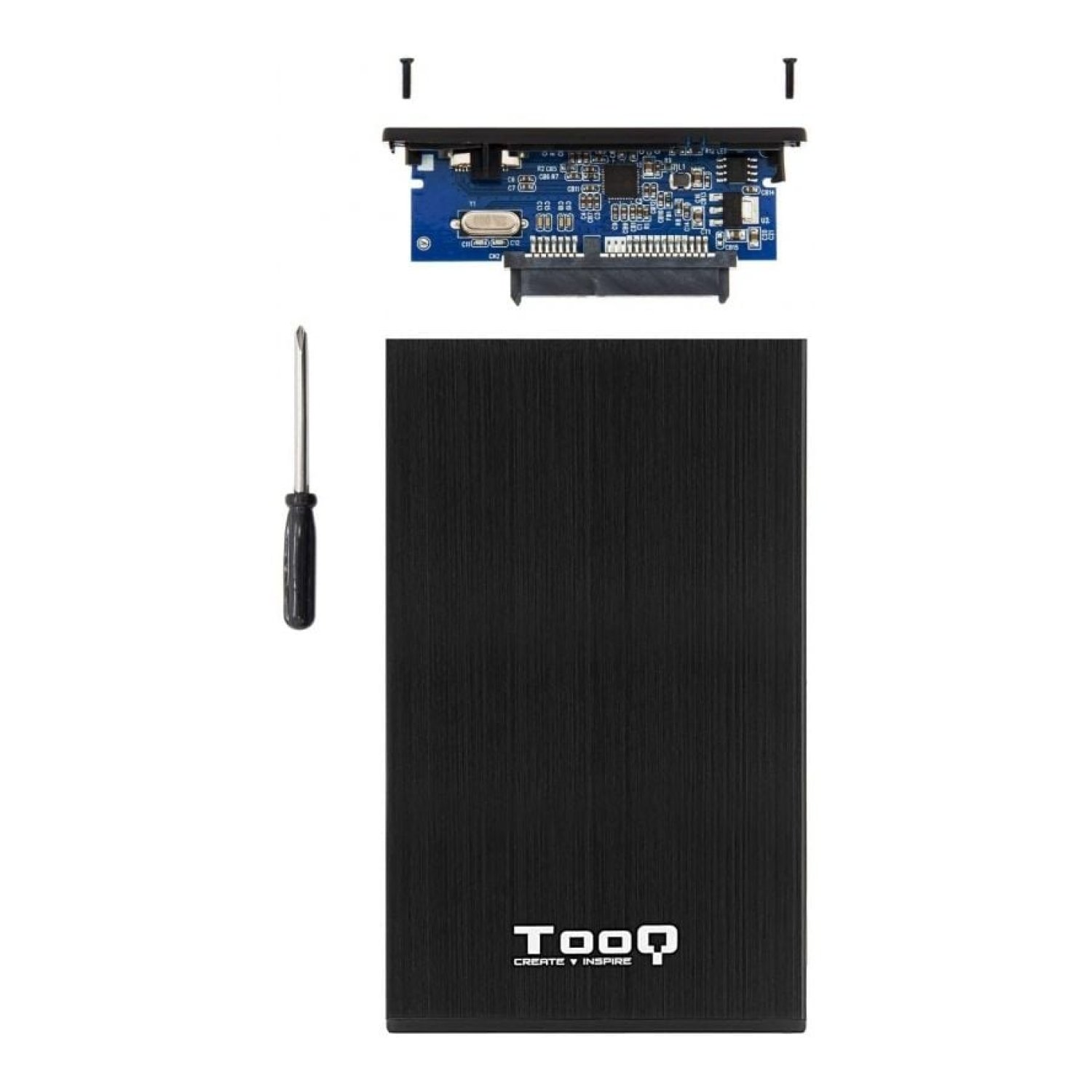 TooQ Caja Externa · 2,5" · USB 3.1