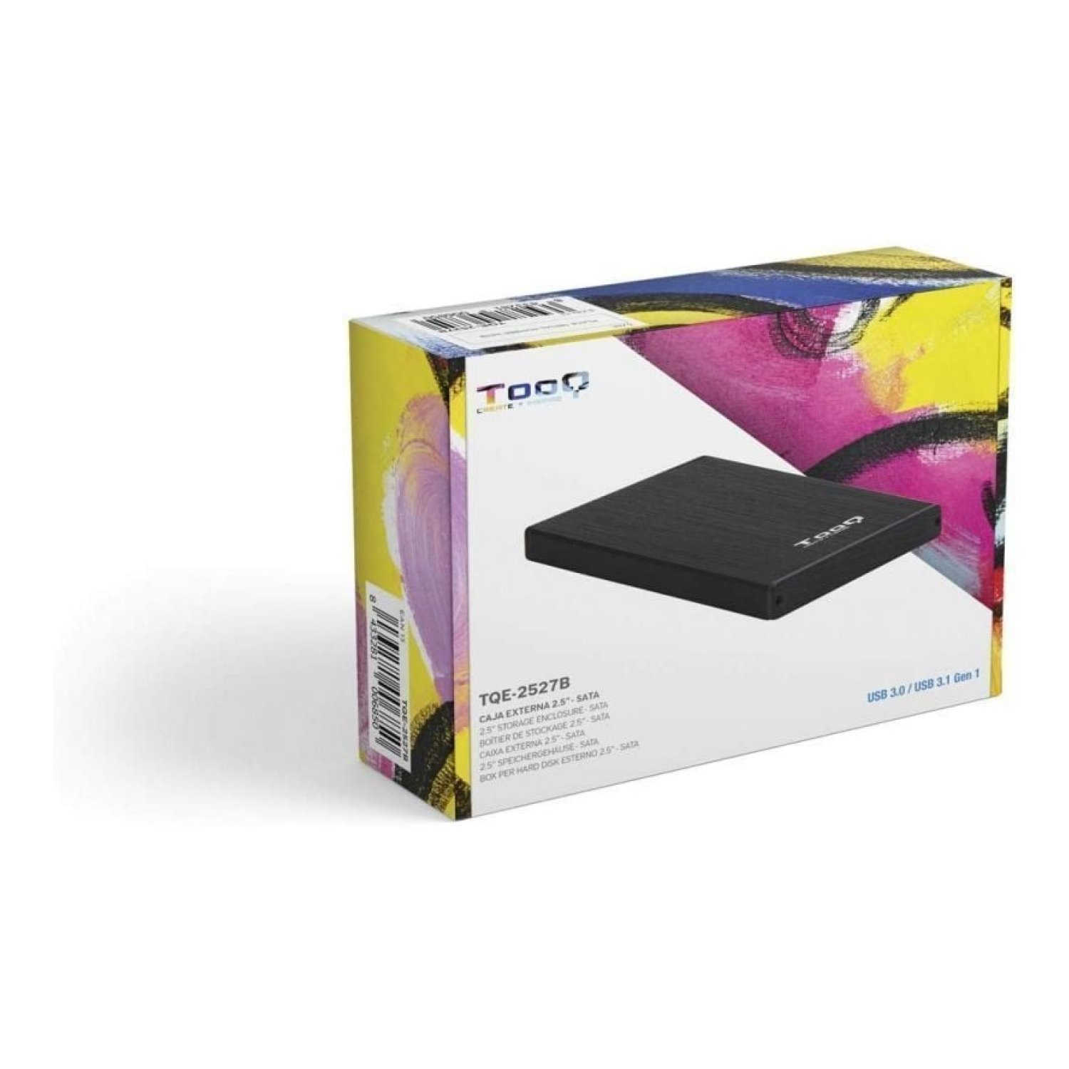 TooQ Caja Externa · 2,5" · USB 3.1