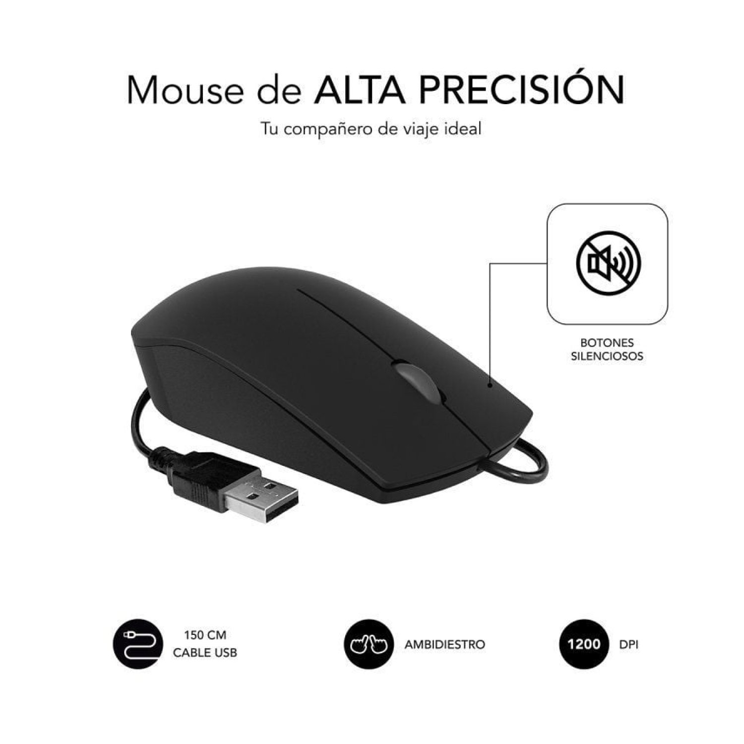 Subblim Combo Business Slim · Teclado + Ratón · Diseño Compacto