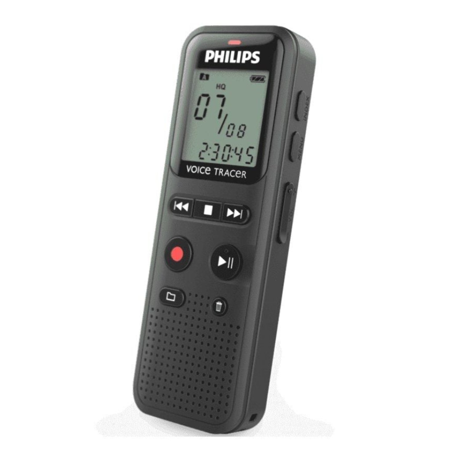 Philips VoiceTracer DVT1160 · Grabadora de Voz · 8 kHz · Negro