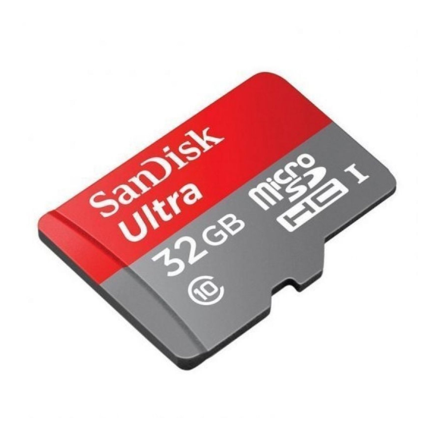 SanDisk Ultra · microSD HC 32GB · Clase 10 · 120MB/s · UHS-I · Adaptador