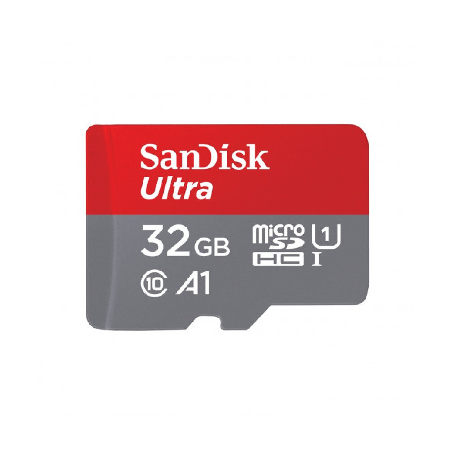 SanDisk Ultra · microSD HC 32GB · Clase 10 · 120MB/s · UHS-I · Adaptador