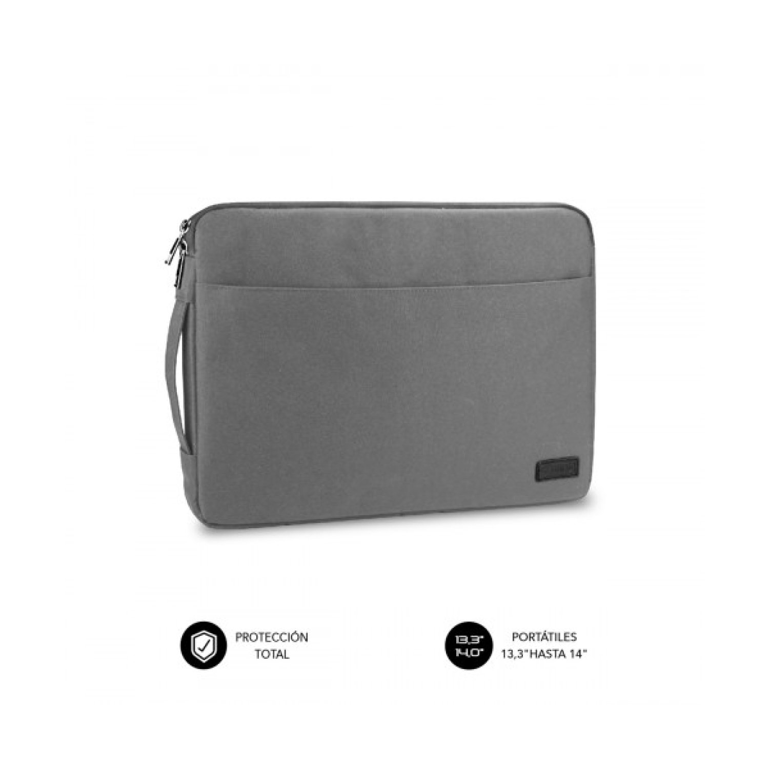 Subblim Urban Laptop Sleeve · Funda para Portátil 14" · Gris