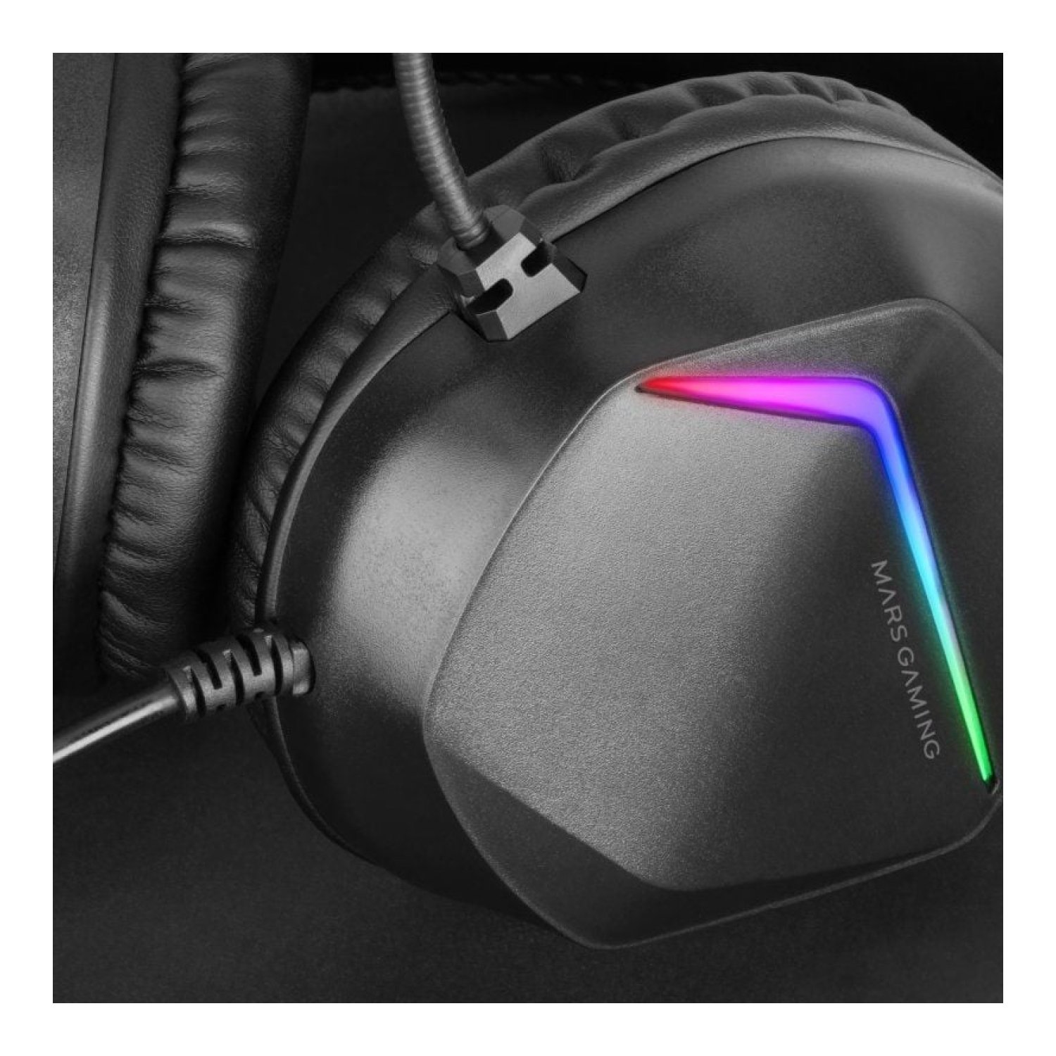Mars Gaming MH122 · Auriculares Gaming · Micrófono · Jack 3.5 · Negros