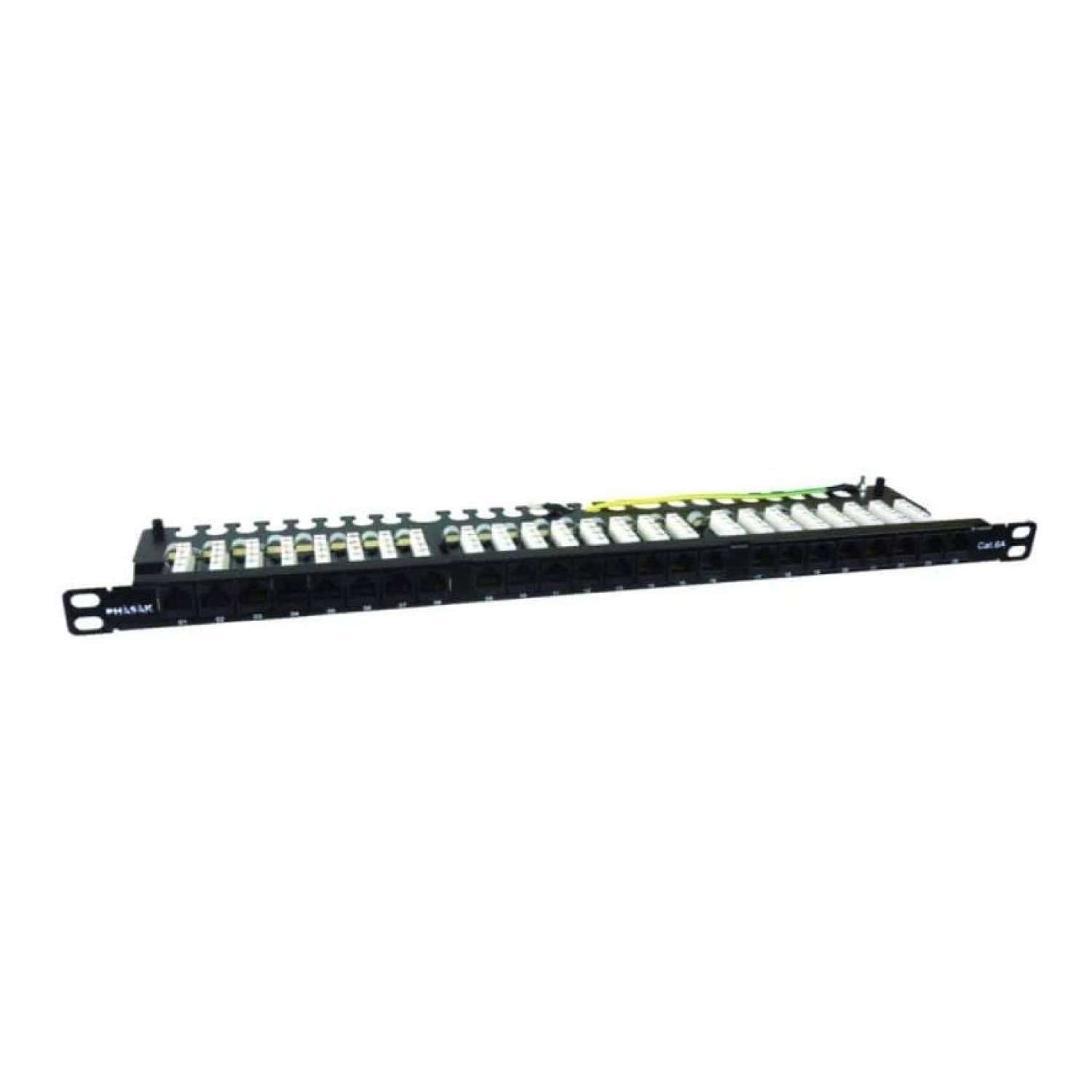 Phasak Patch Panel · 24 Puertos Cat.6A · 0.5U