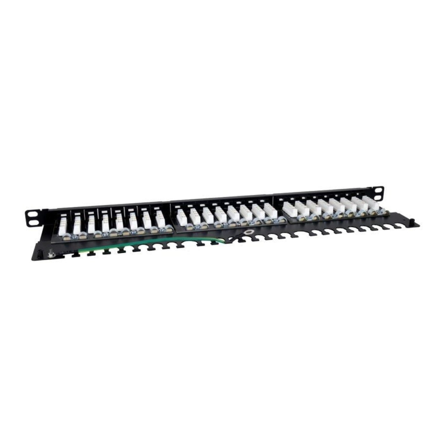 Phasak Patch Panel · 24 Puertos Cat.6A · 0.5U