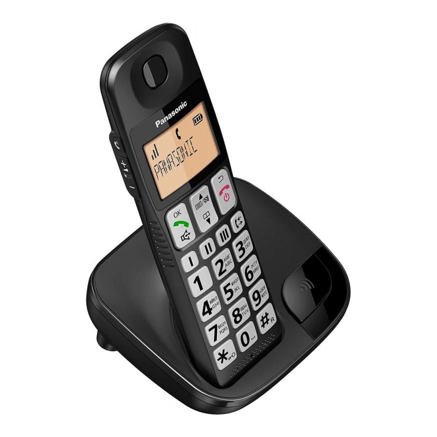 Panasonic KX-TGE310SP · Teléfono Inalámbrico · Negro