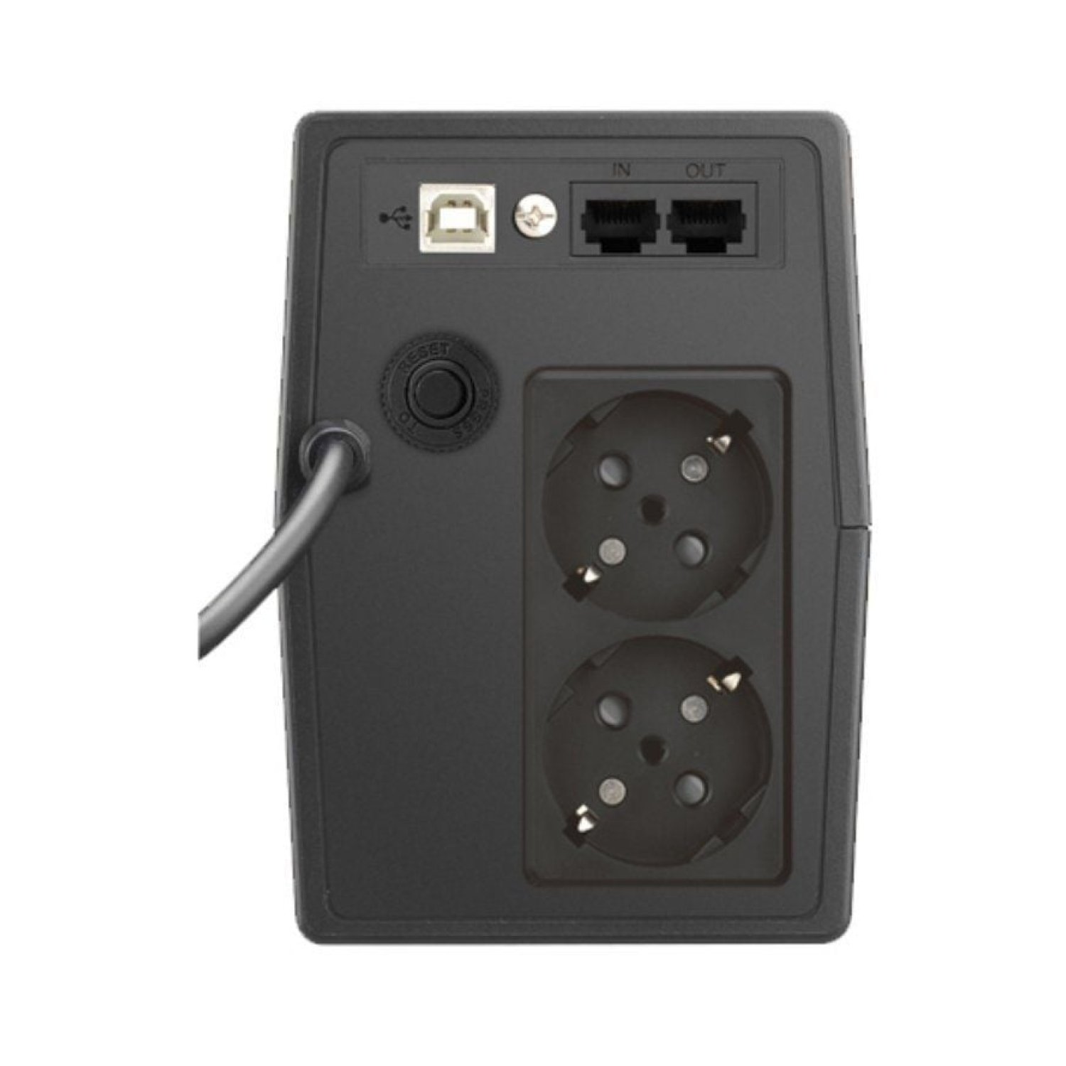 Phasak SAI Interactivo · 650VA · 2 Salidas · LCD · Formato Torre