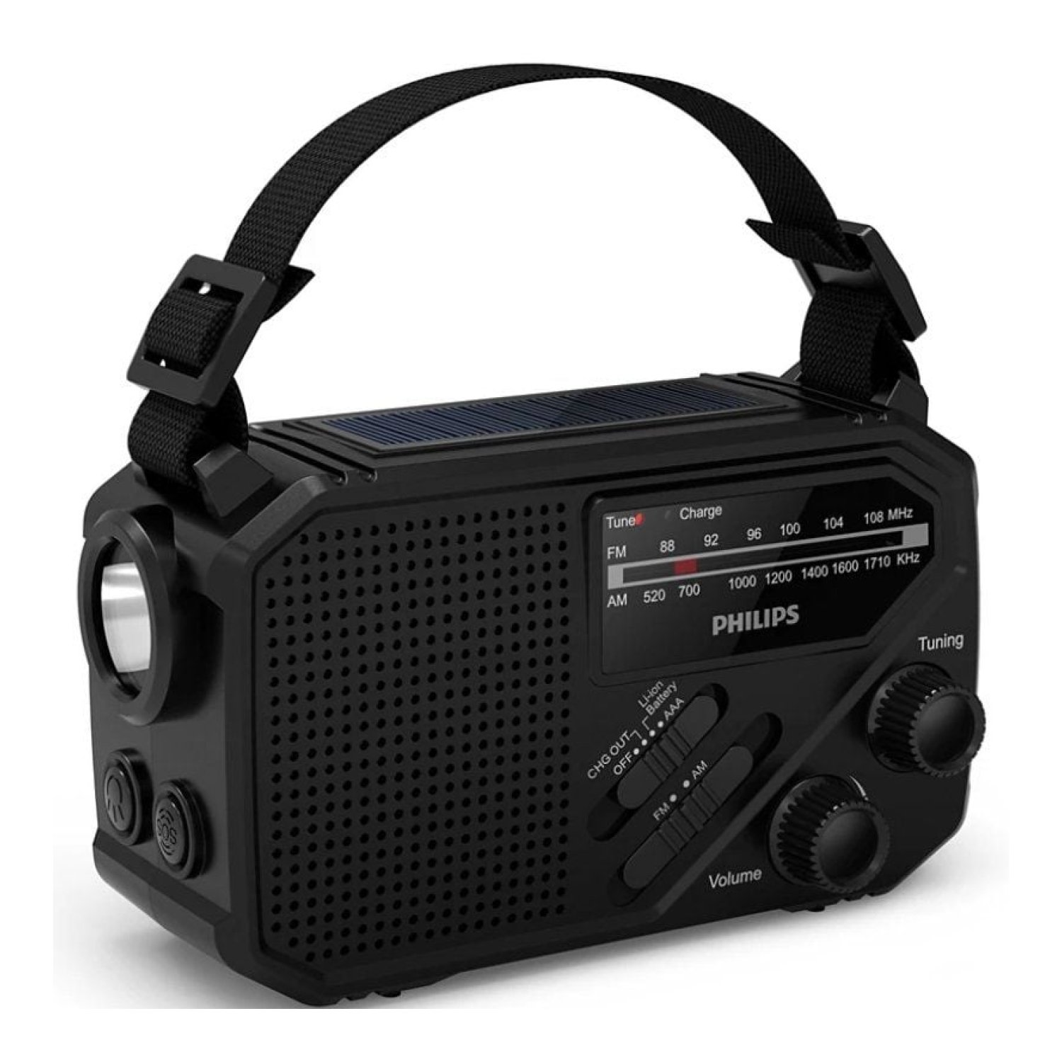 Philips TAR1609 · Radio Portátil · Negra