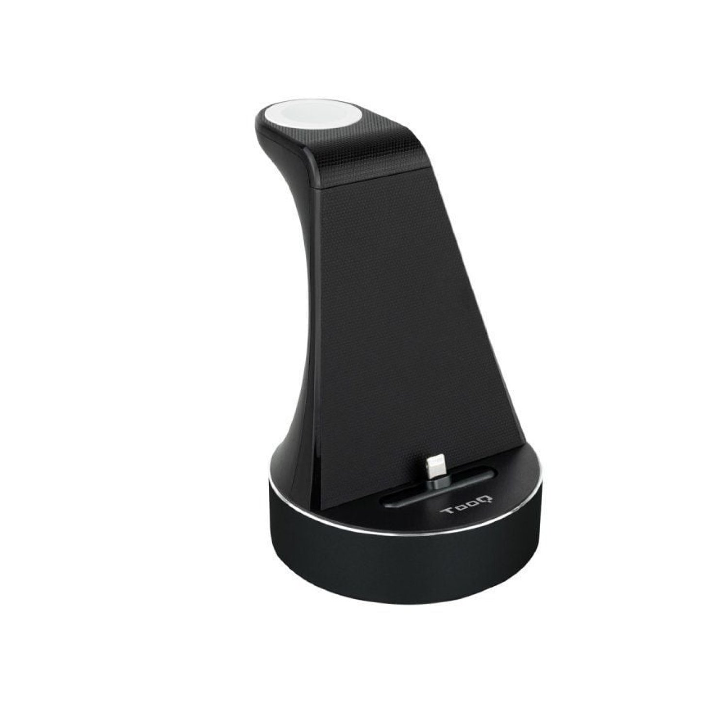 TooQ TQCD02L · Base Carga Inalámbrica · Apple Watch + iPhone