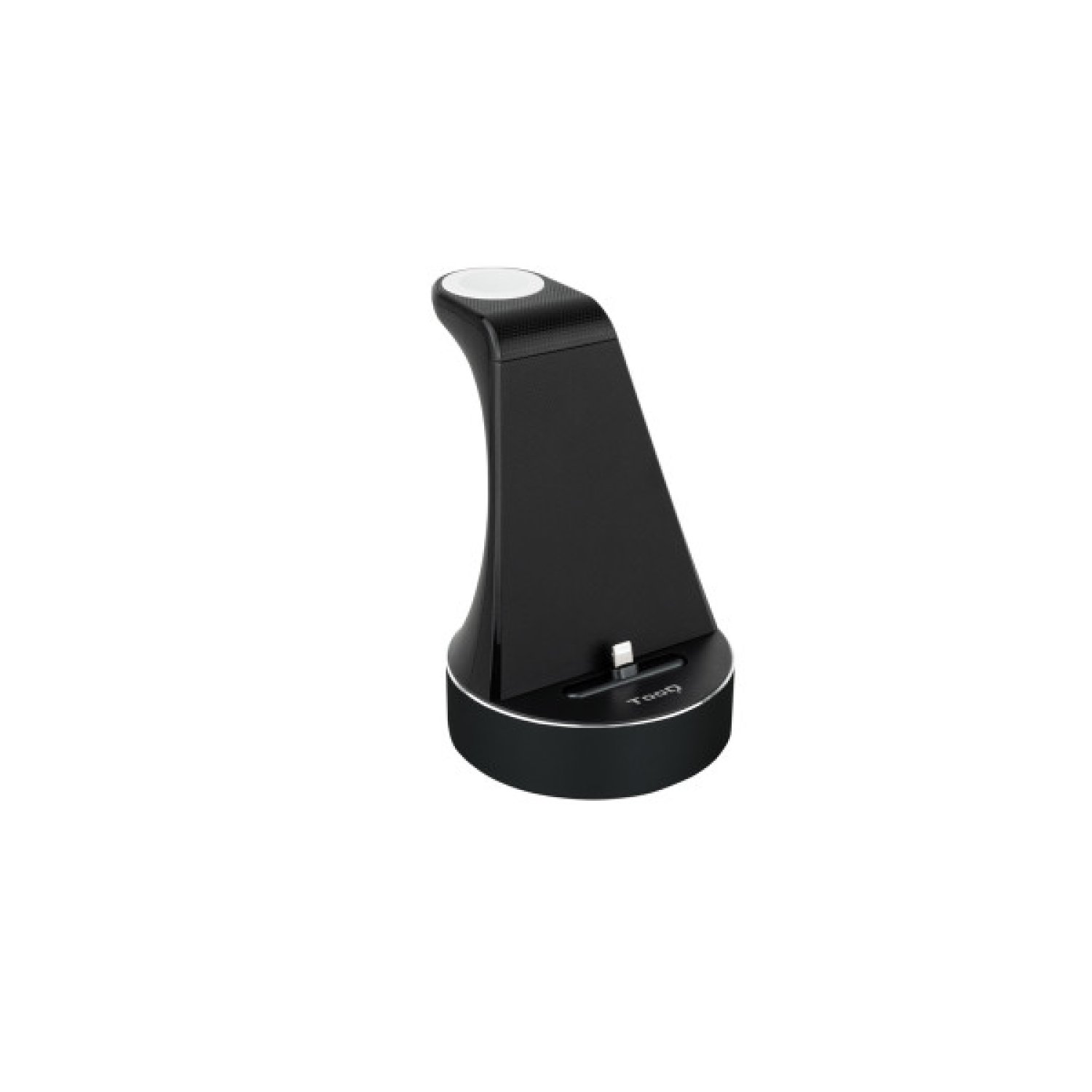 TooQ TQCD02L · Base Carga Inalámbrica · Apple Watch + iPhone