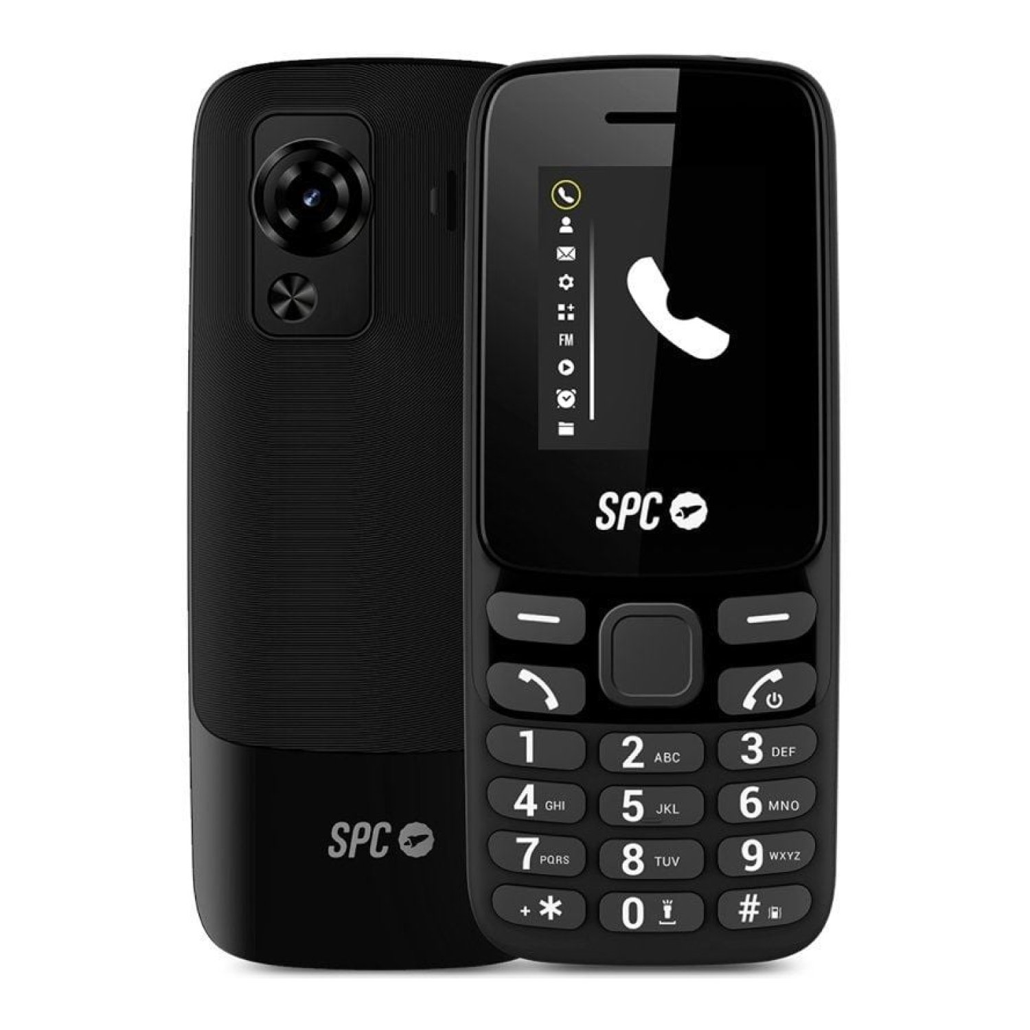 SPC Talk 2 · Teléfono 4G para Mayores · Negro · Pantalla Grande