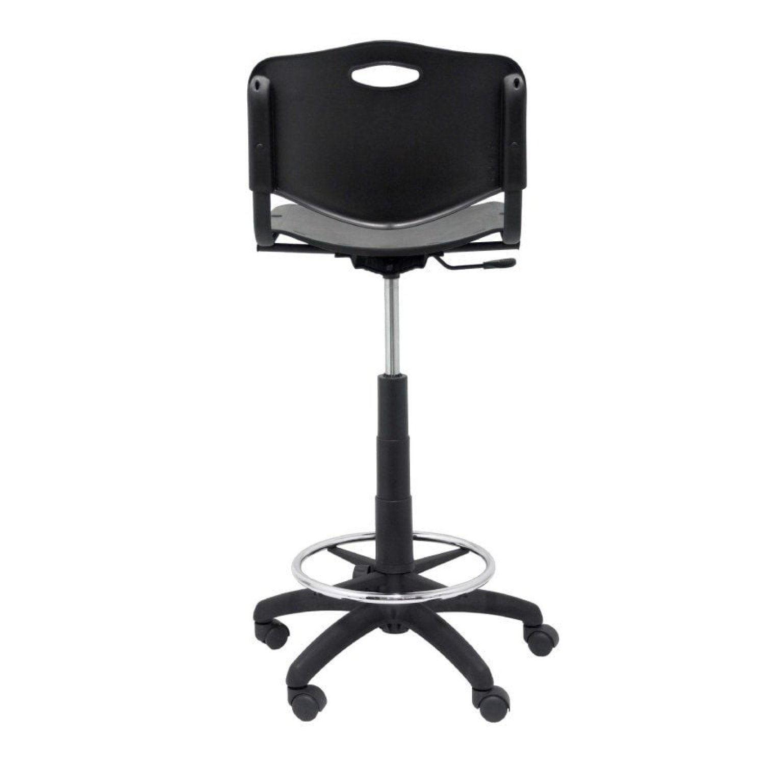 Piqueras y Crespo Robledo · Taburete Oficina · PVC · Negro