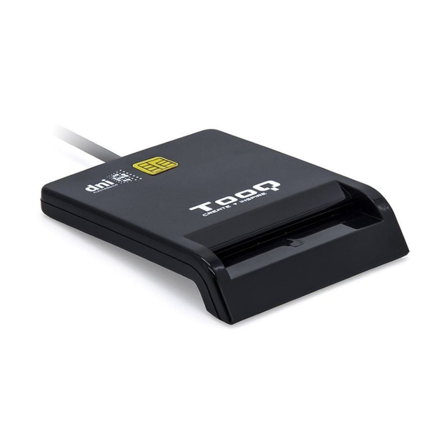 Lector DNI TooQ TQR-210B · USB 2.0 · Negro