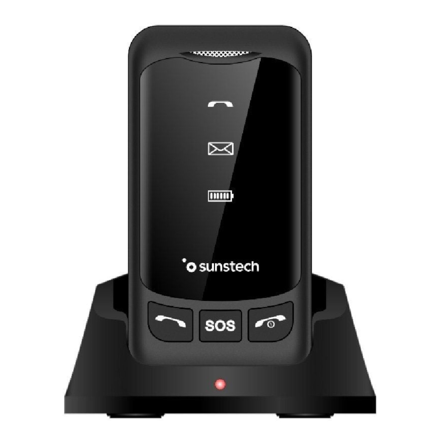 Sunstech Celt25 · Teléfono Móvil Seniors · Pantalla 2,4" · Botones Grandes · Negro