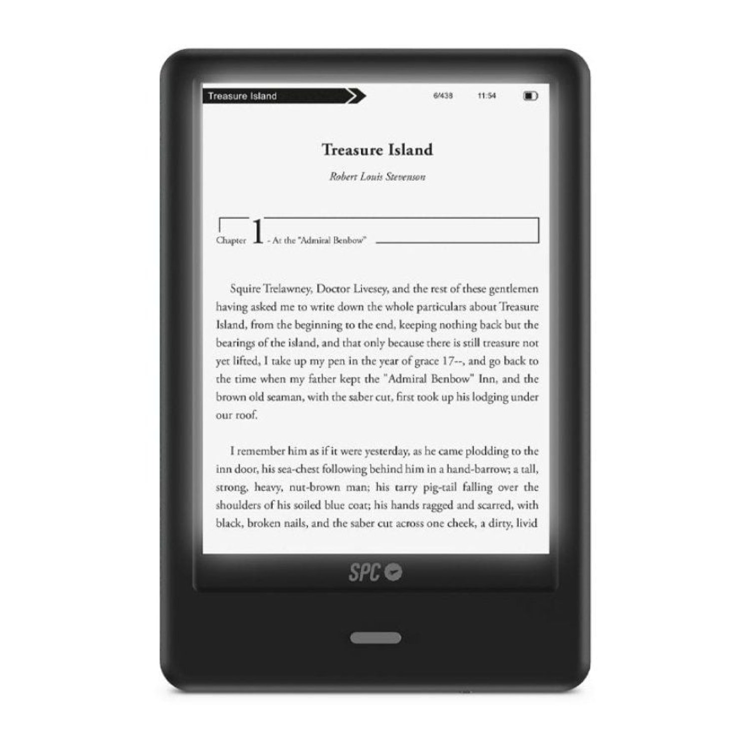SPC Dickens Light 2 Pro · E-Reader 6" · Tinta Electrónica · Negro