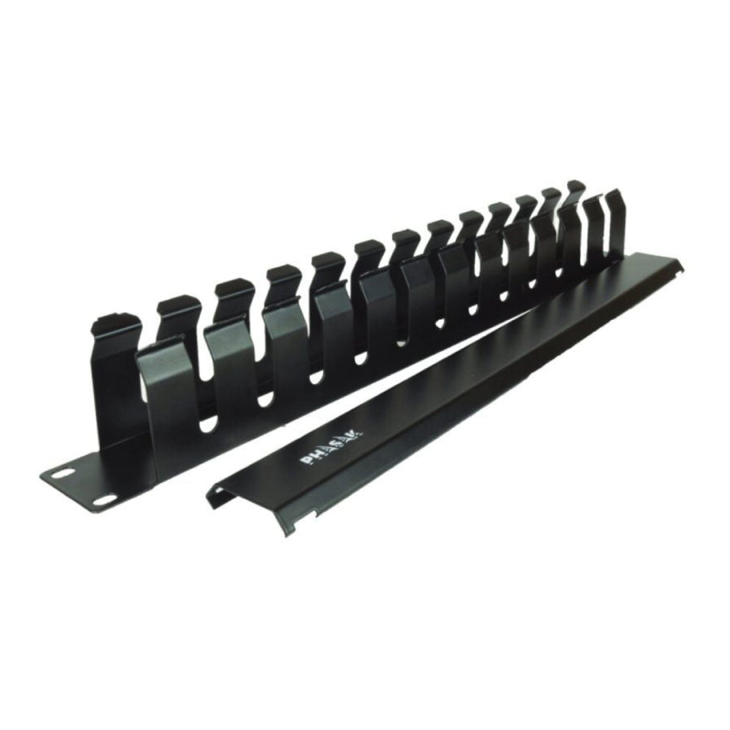 Phasak · Panel Guía Cables Rack 19" · 1U · Con Tapa