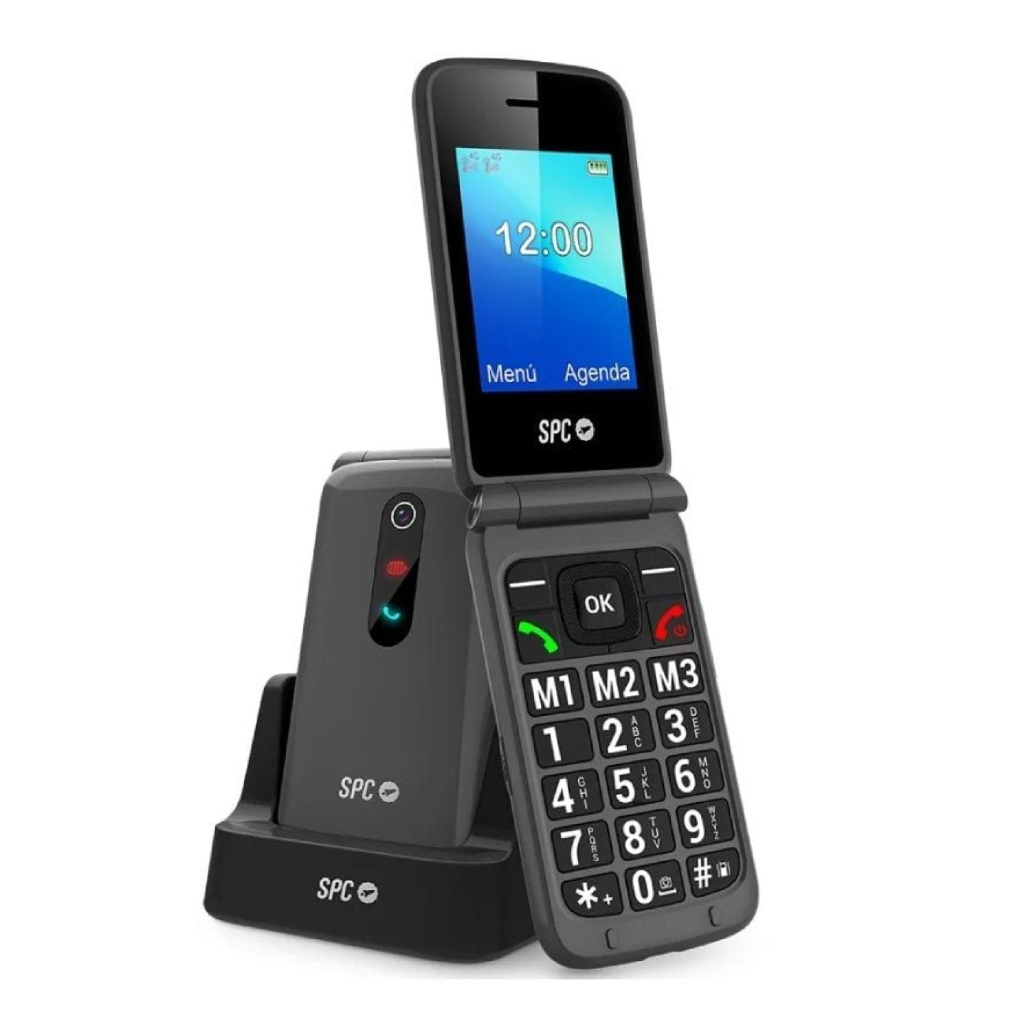 SPC Stella 3 · Móvil para Mayores · 4G · Negro