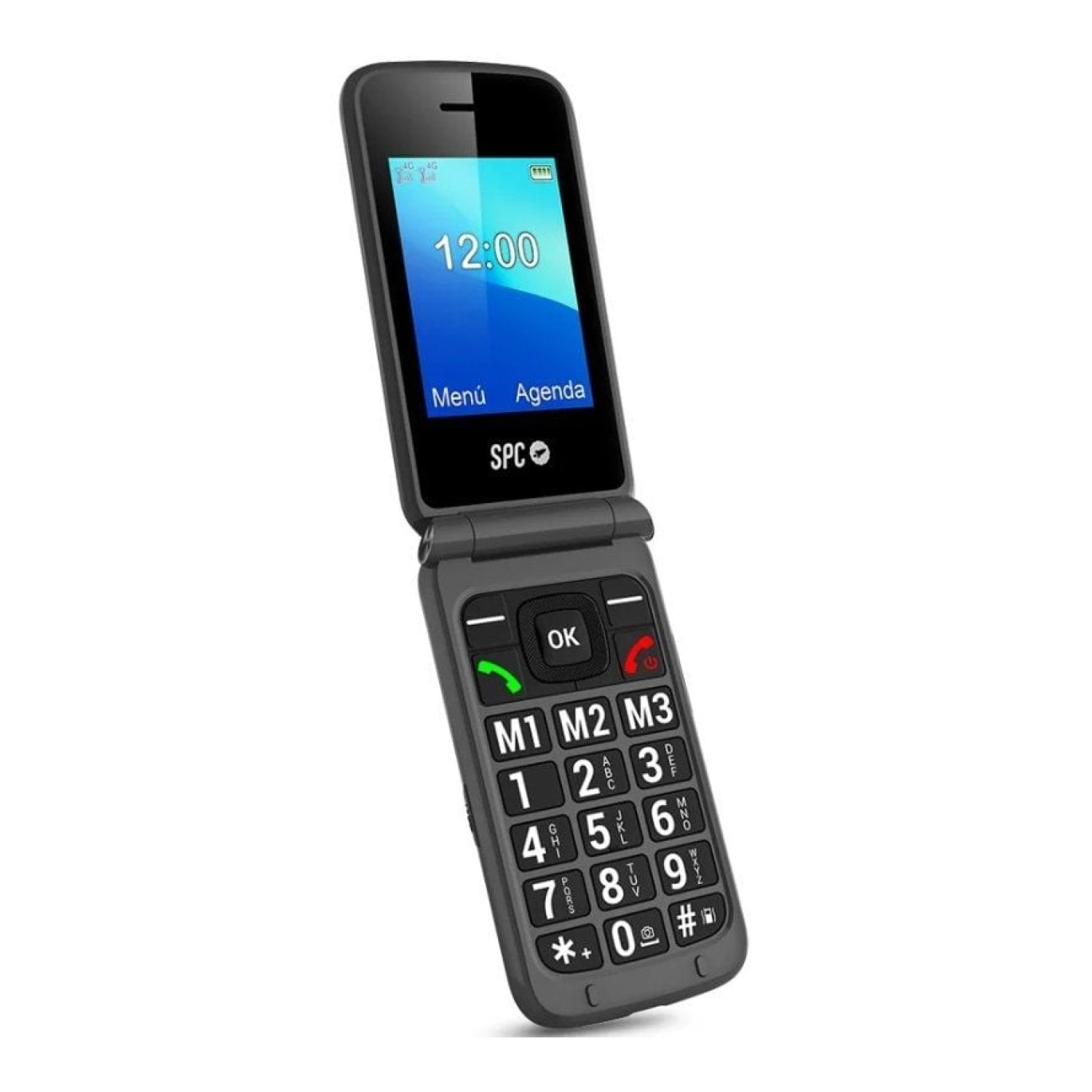 SPC Stella 3 · Móvil para Mayores · 4G · Negro