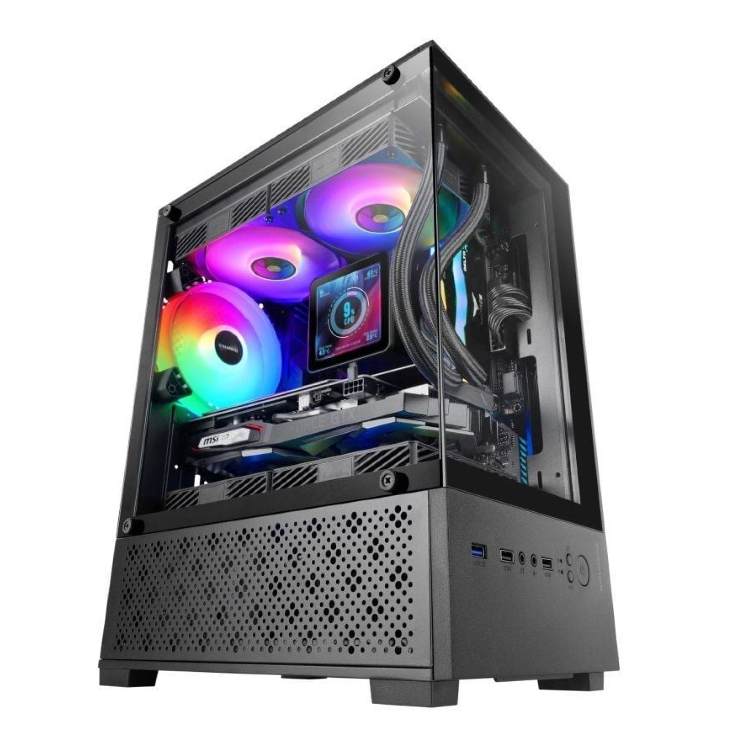 Mars Gaming MC-SE2 · Caja Gaming Miniitorre · ATX · Cristal Templado