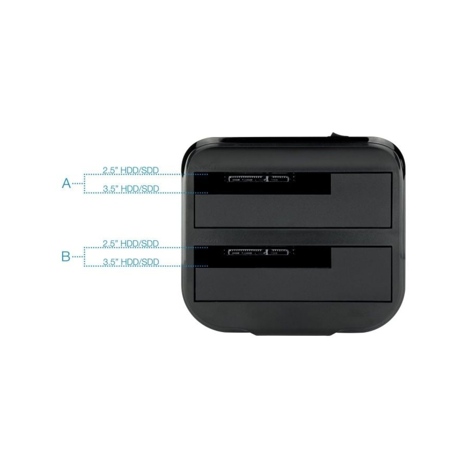 TooQ TQDS-802B · Docking Station · 2 Bahías · USB 3.0