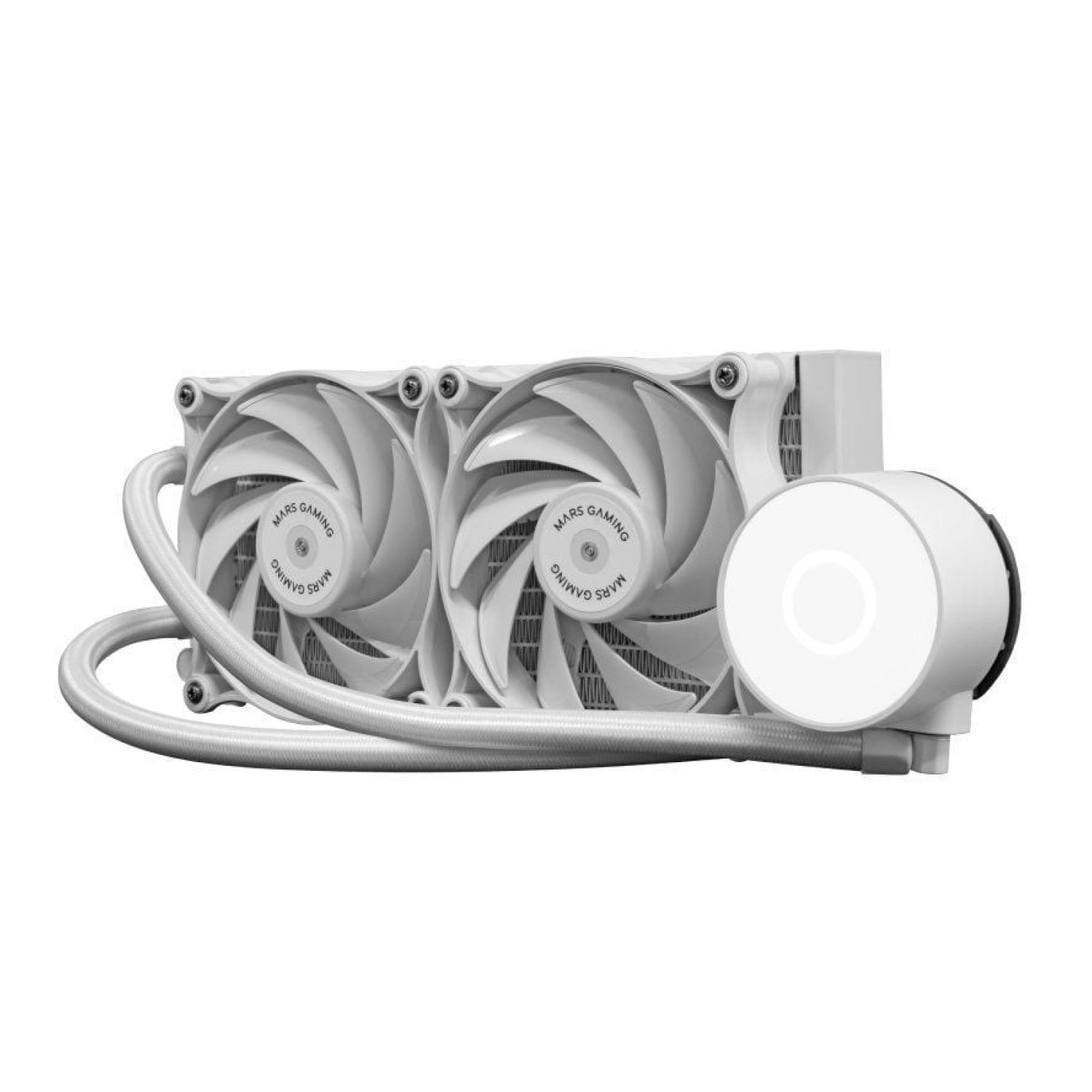 Mars Gaming ML-PRO240W · Refrigeración Líquida AIO · 240mm · Blanco