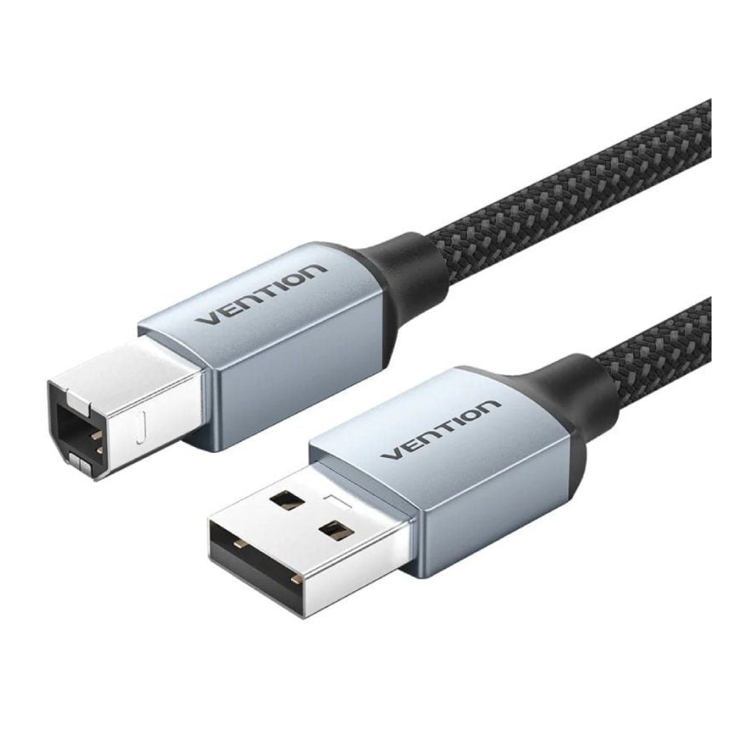 Vention Cable USB 2.0 · USB Tipo-B Macho · 1,5m · 480Mbps · Gris