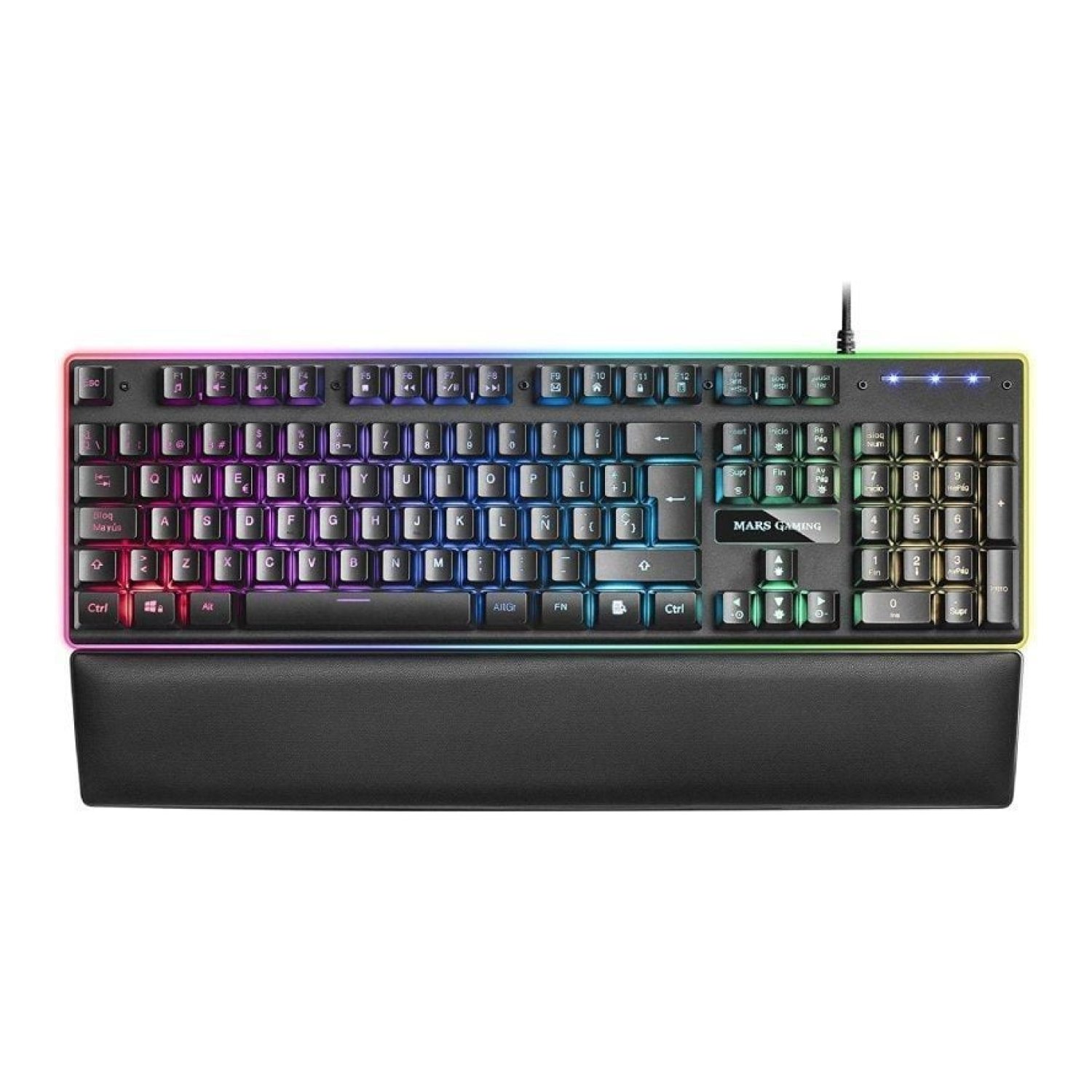 Mars Gaming MK320ES · Teclado Gaming Semimecánico · RGB · Layout ES