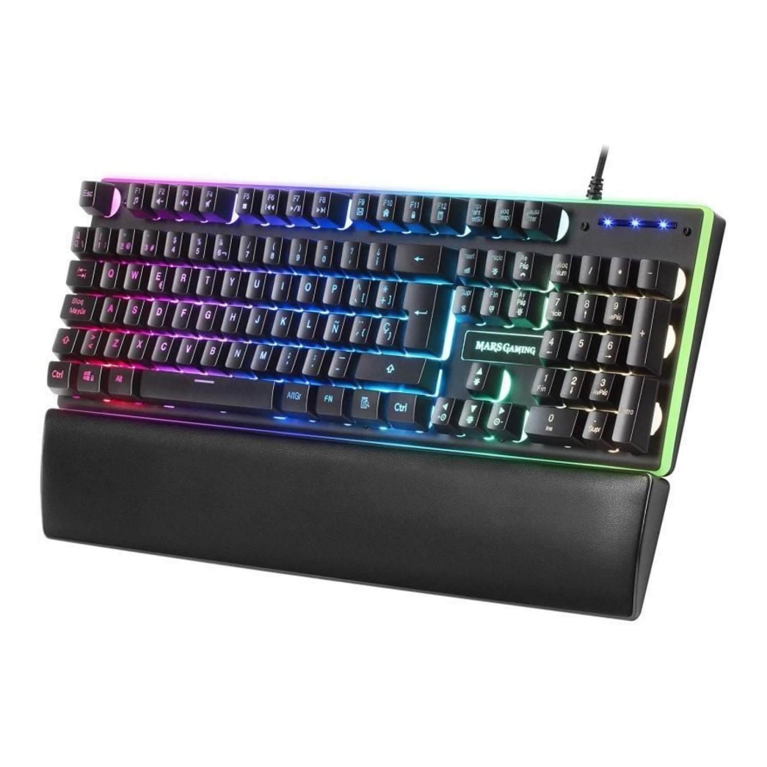 Mars Gaming MK320ES · Teclado Gaming Semimecánico · RGB · Layout ES