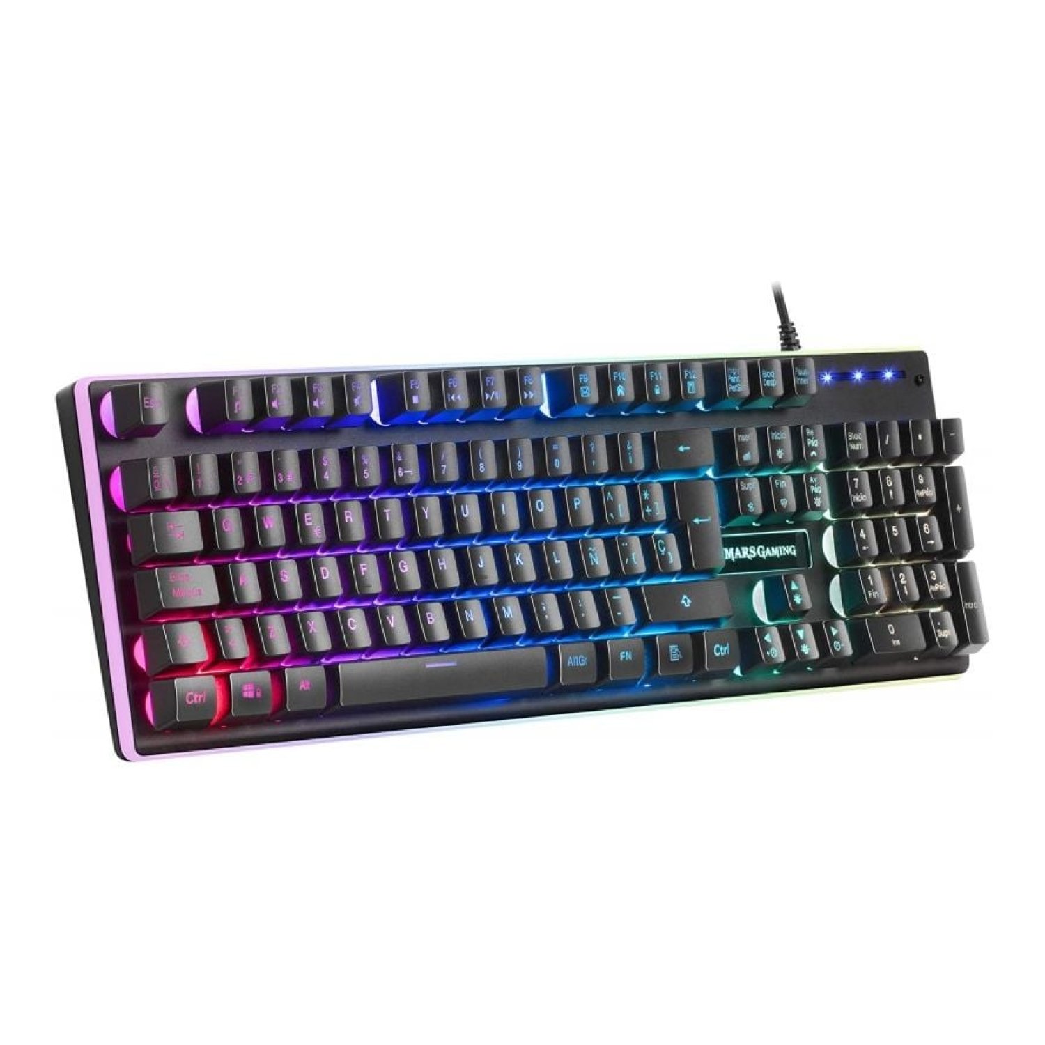 Mars Gaming MK320ES · Teclado Gaming Semimecánico · RGB · Layout ES