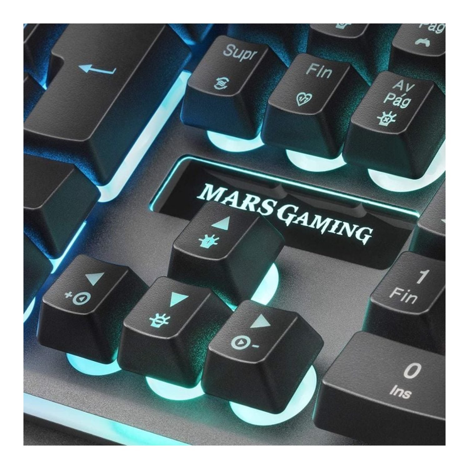 Mars Gaming MK320ES · Teclado Gaming Semimecánico · RGB · Layout ES