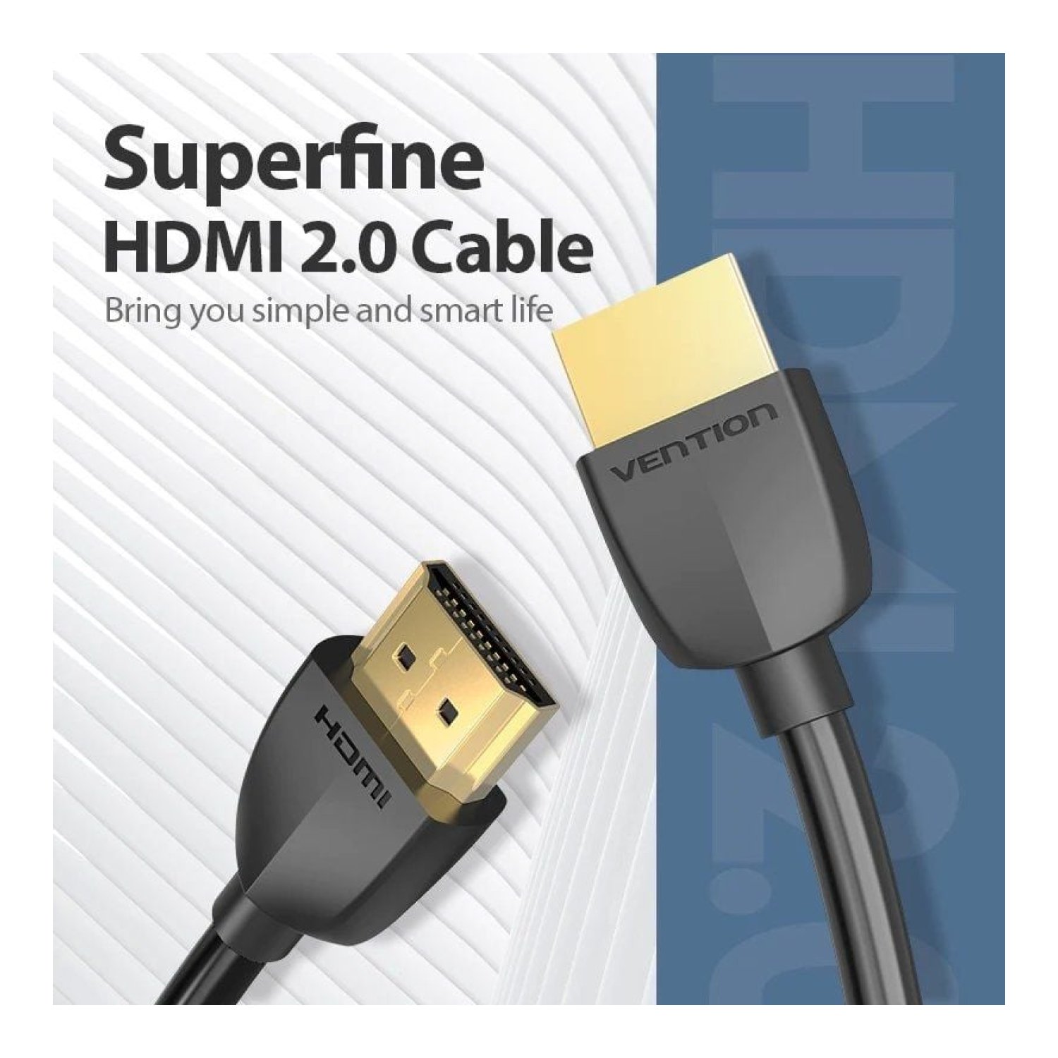 Vention Cable HDMI 2.0 · 4K · 2m · Macho-Macho · Negro