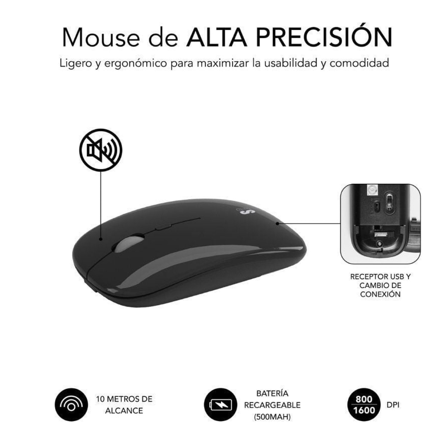 Subblim Combo Dual Prestige · Teclado y Ratón Inalámbrico · Extendido