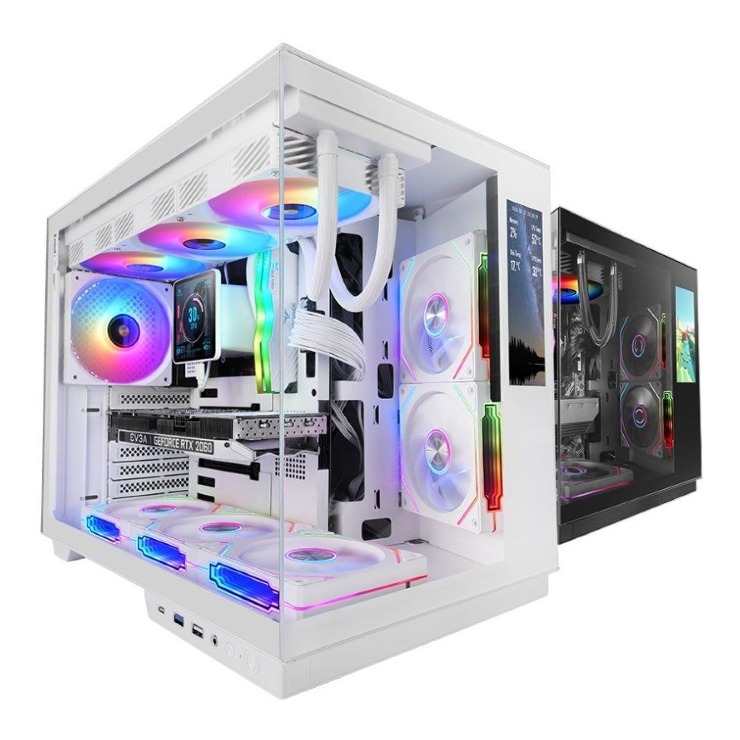 Mars Gaming MC-Mirage · Caja Semitorre Gaming · Blanca · ATX