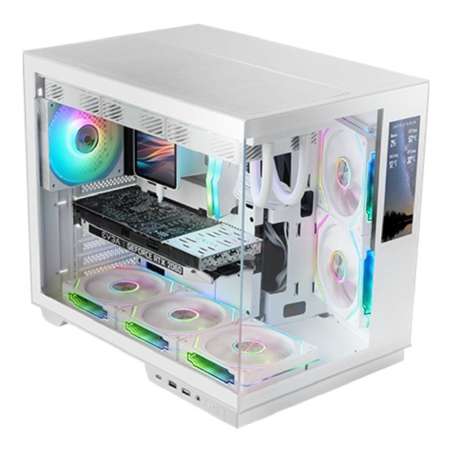 Mars Gaming MC-Mirage · Caja Semitorre Gaming · Blanca · ATX