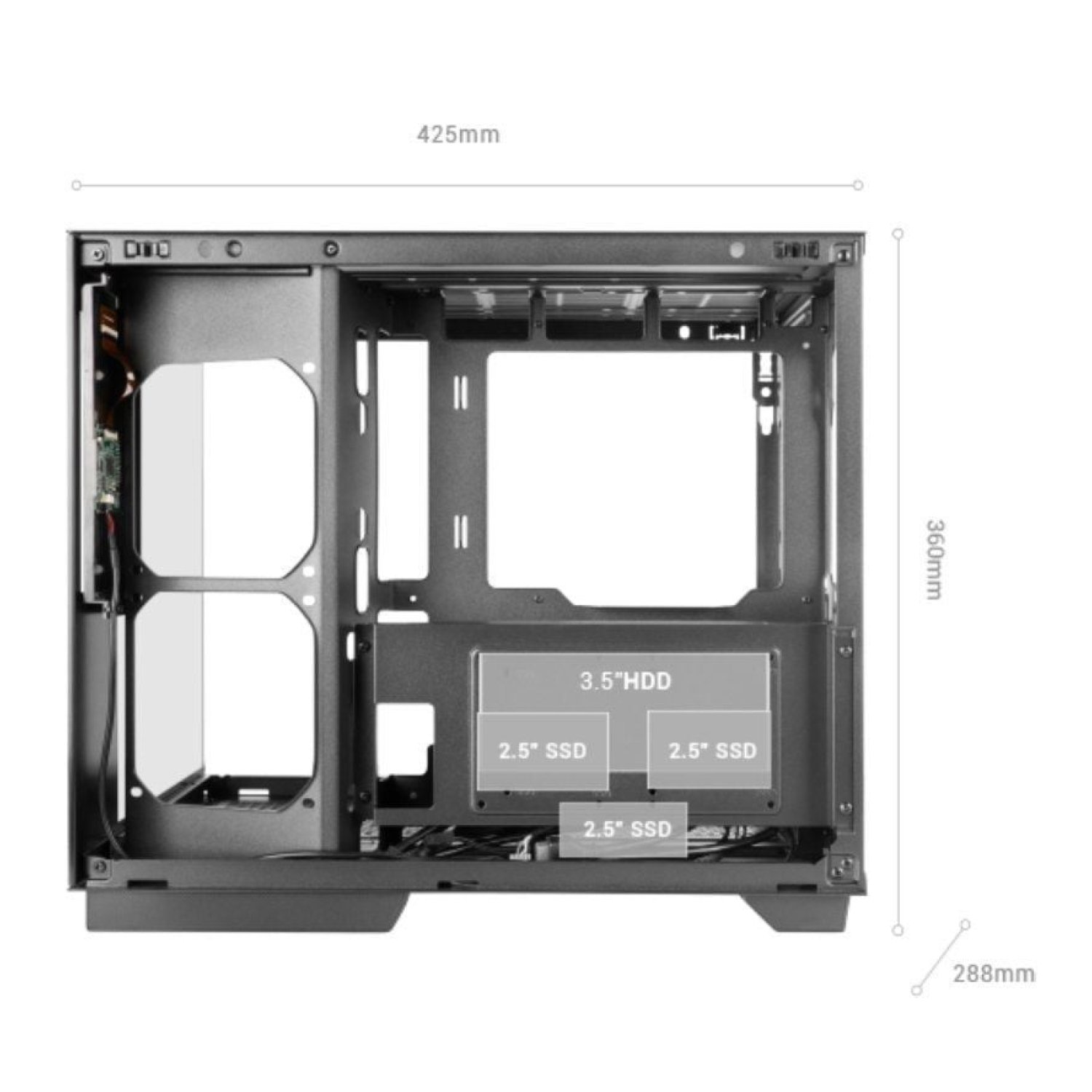 Mars Gaming MC-Mirage · Caja Semitorre Gaming · Blanca · ATX
