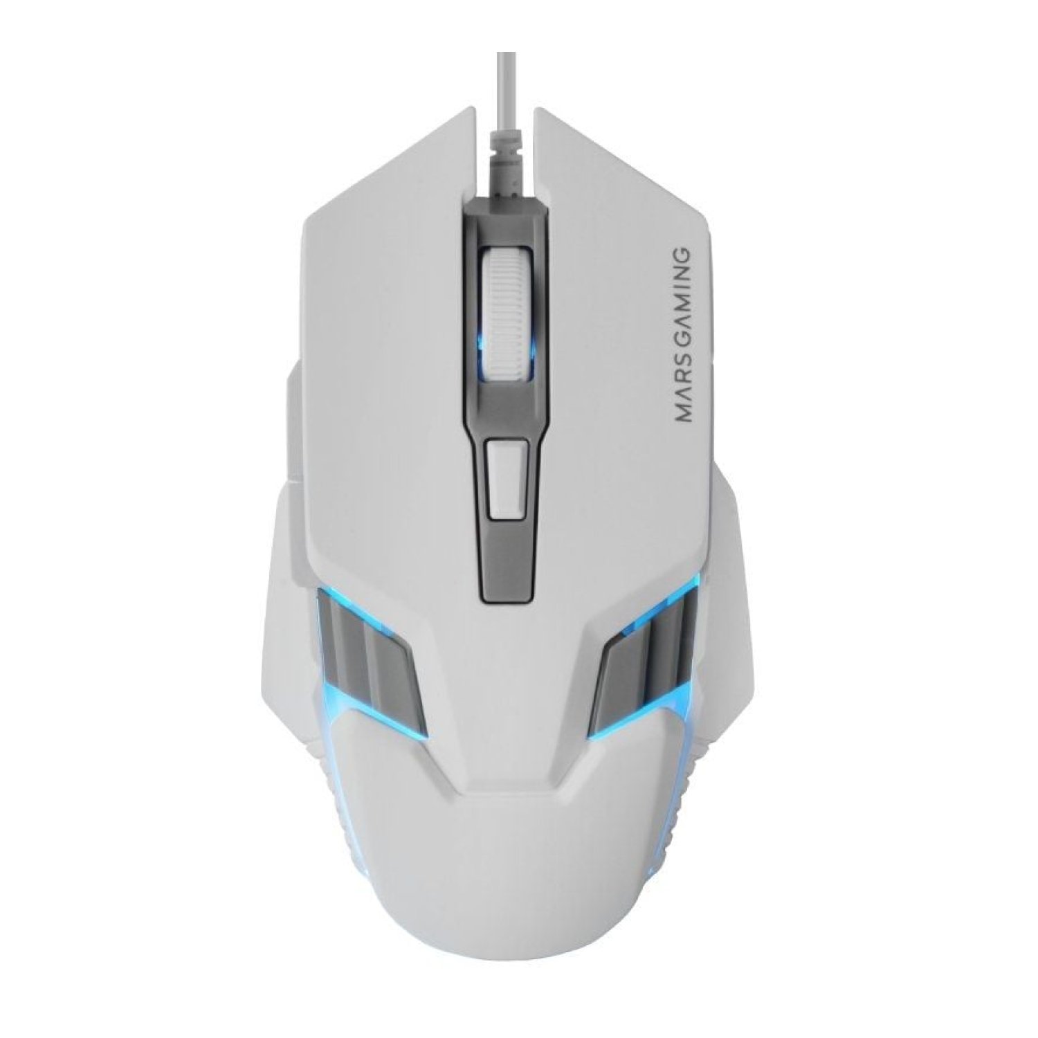 Mars Gaming MM024 · Ratón Gaming · 4000 DPI · Blanco