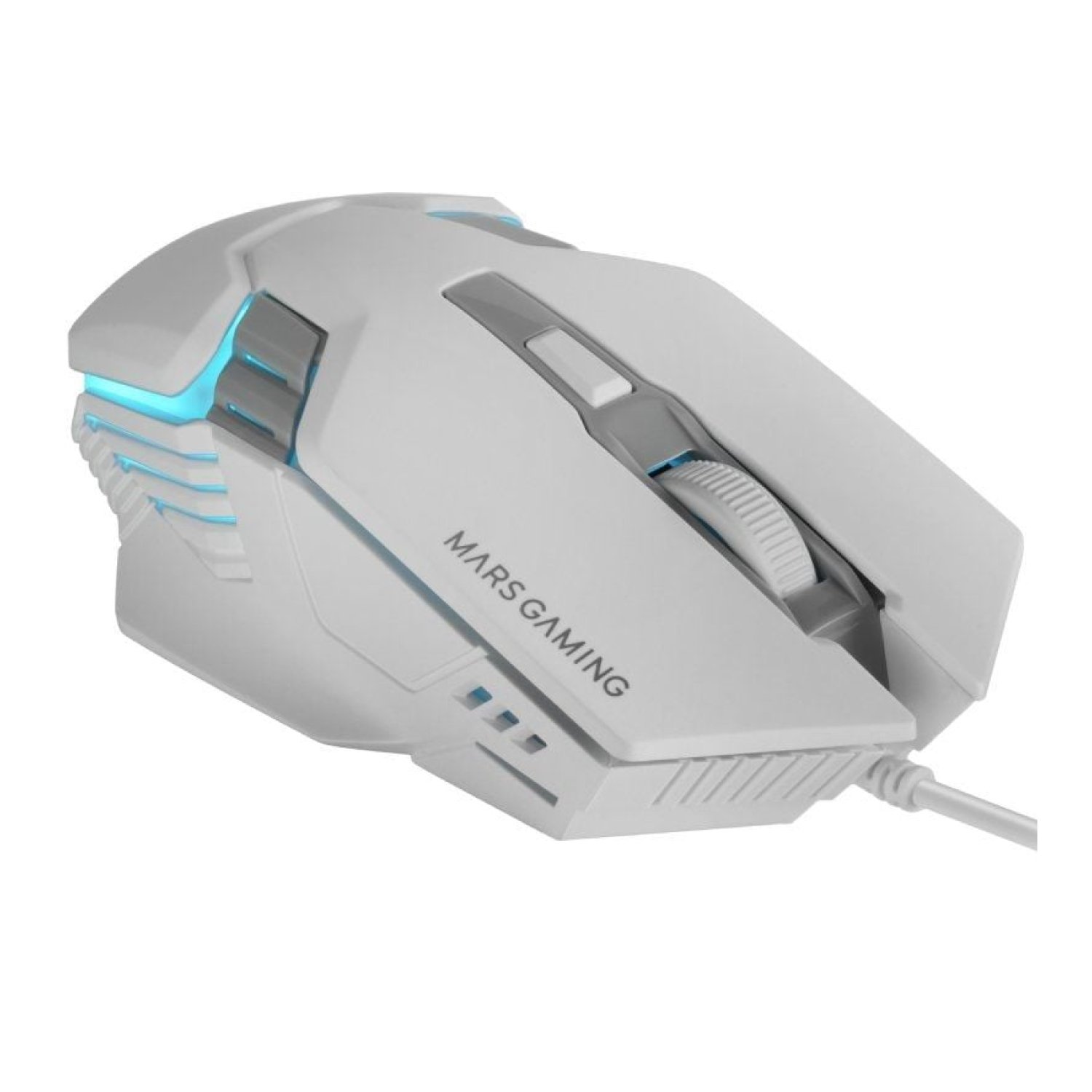 Mars Gaming MM024 · Ratón Gaming · 4000 DPI · Blanco
