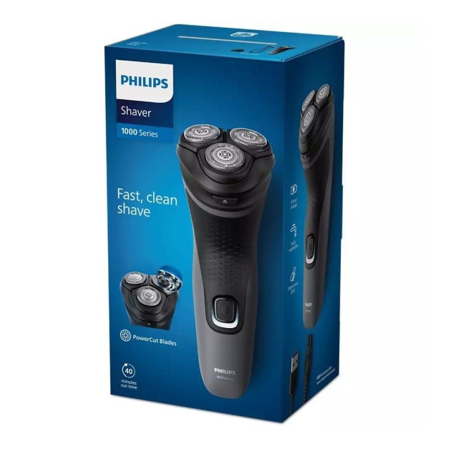 Philips Shaver Series 1000 S1142/00 · Afeitadora Eléctrica · Batería · 1 Accesorio
