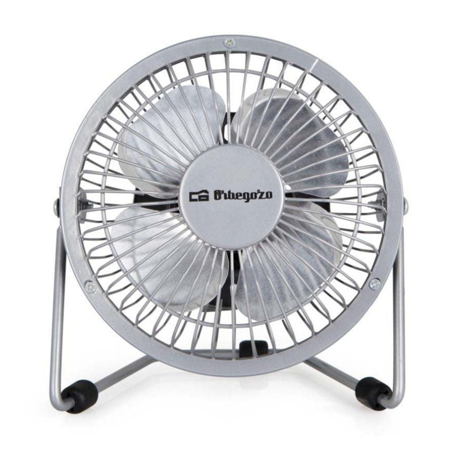 Mini Ventilador USB Orbegozo PW 1025/ Plata