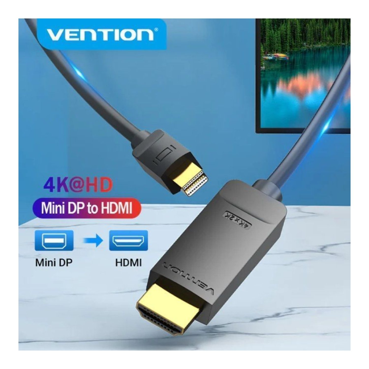 Vention Cable Mini DisplayPort a HDMI · 2m · Negro