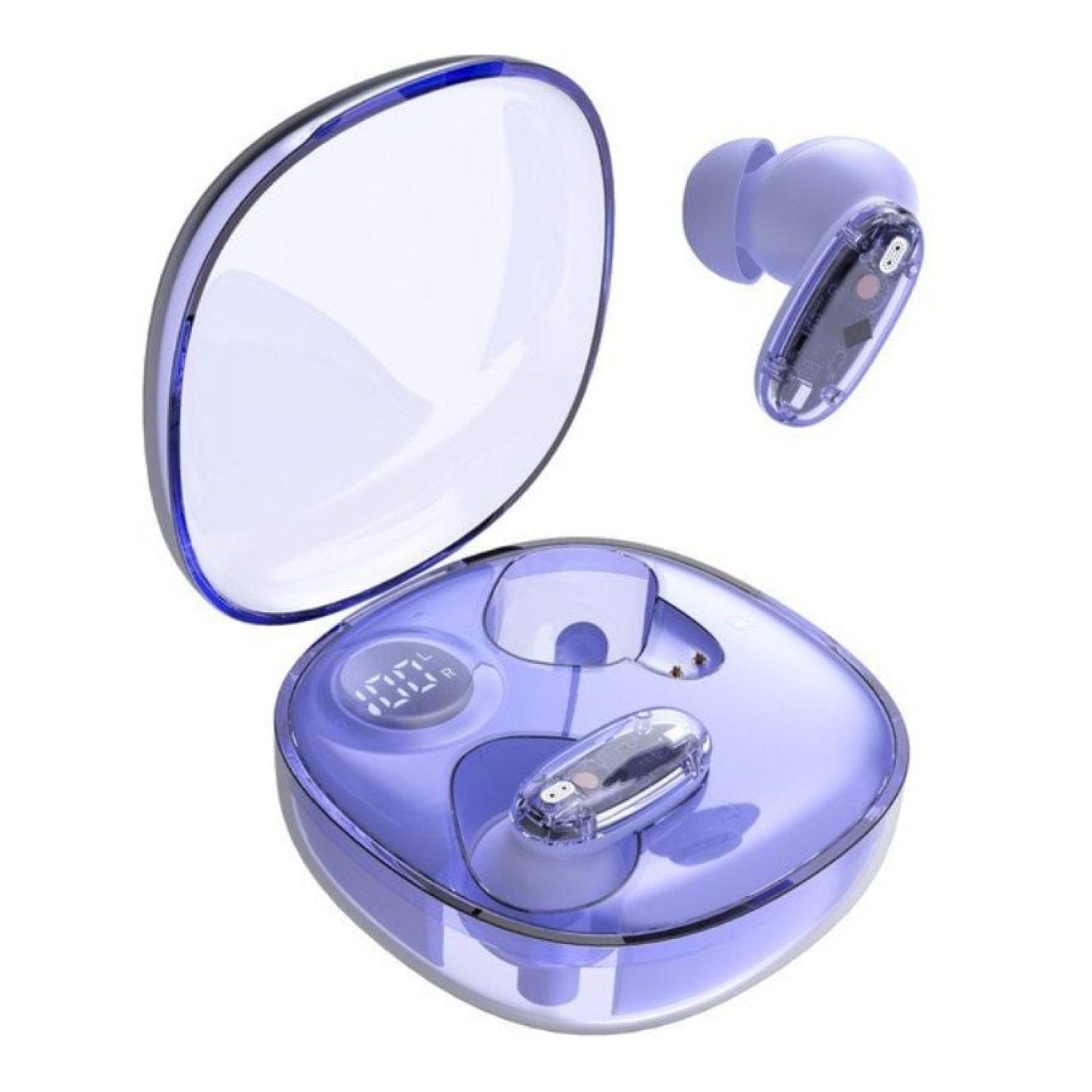Mars Gaming MHIB2 · Auriculares Bluetooth · Autonomía 7h · Con Estuche de Carga · Morados