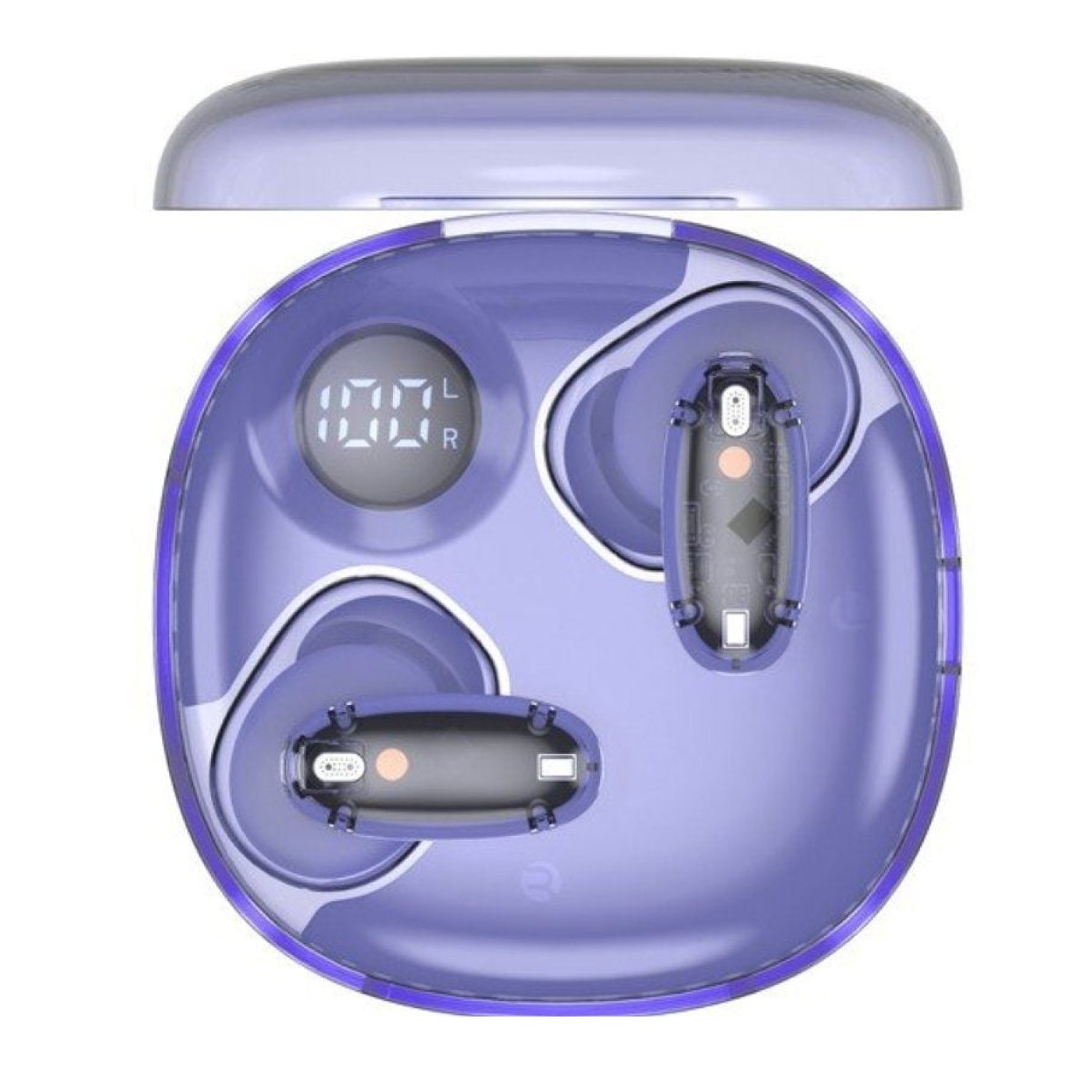 Mars Gaming MHIB2 · Auriculares Bluetooth · Autonomía 7h · Con Estuche de Carga · Morados