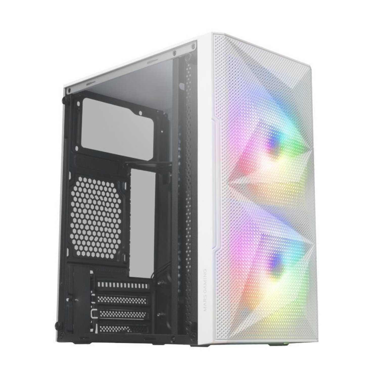 Mars Gaming MC-ME · Caja Gaming Minitorre · Blanca · ATX
