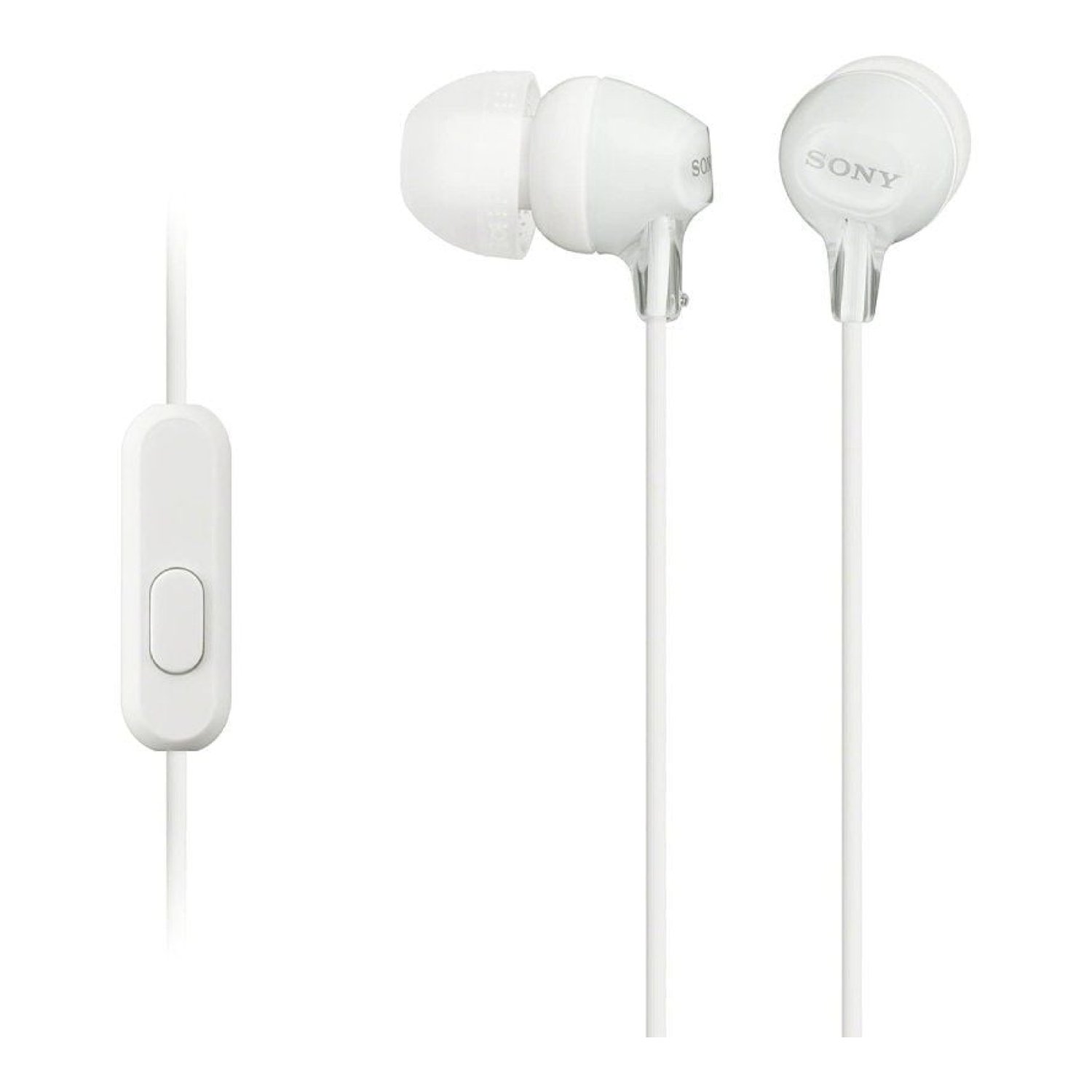 Sony MDR-EX15AP · Auriculares Intrauditivos · Jack 3,5mm · Micrófono · Blancos