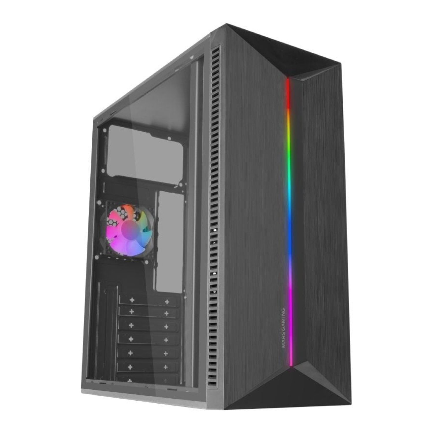 Mars Gaming MC-Blaze · Caja Gaming Semitorre ATX · Diseño Aerodinámico