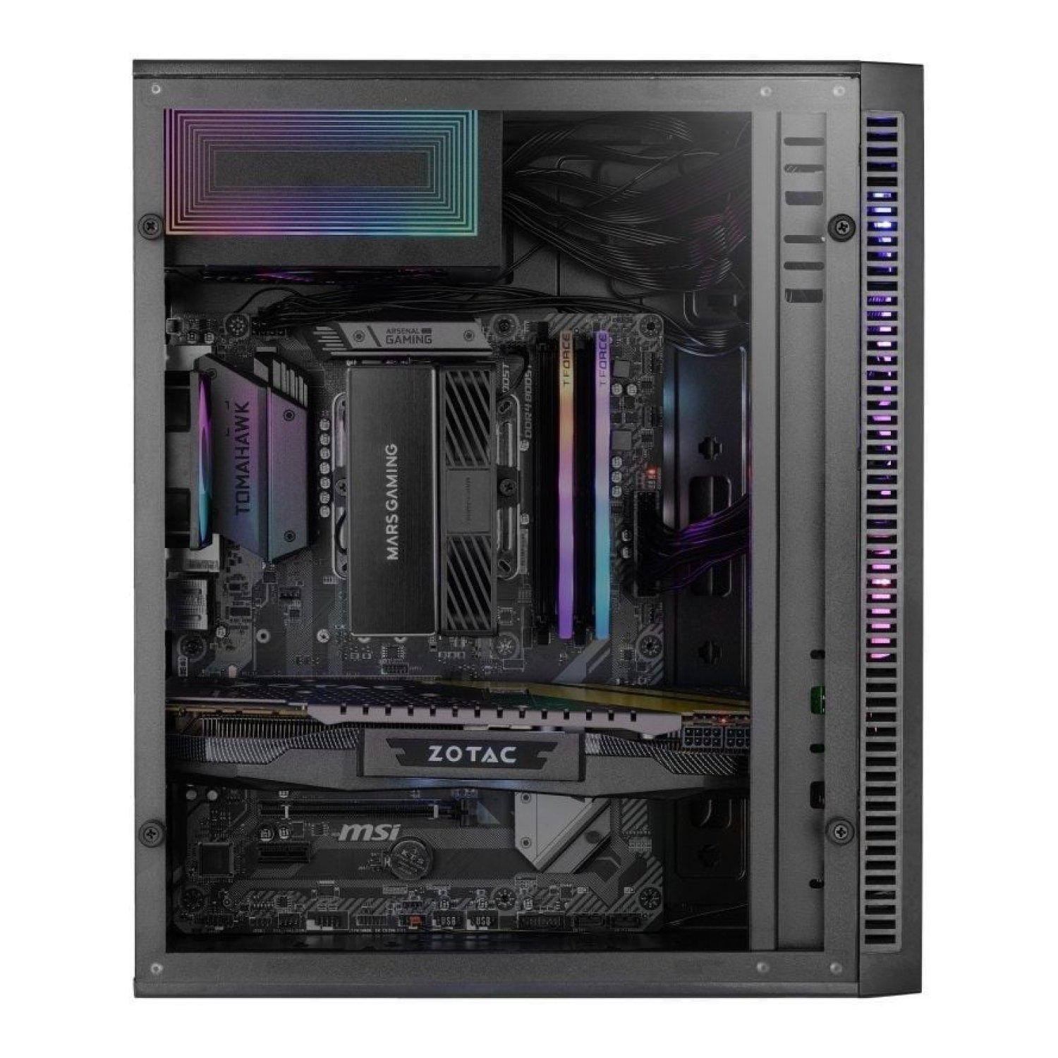 Mars Gaming MC-Blaze · Caja Gaming Semitorre ATX · Diseño Aerodinámico