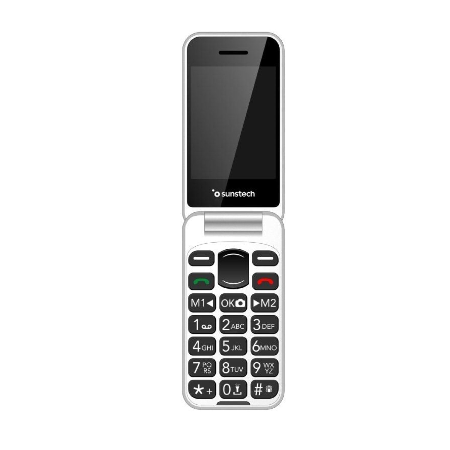 Sunstech CELT25 · Móvil para Mayores · Pantalla 2,4" · Dual SIM · Azul